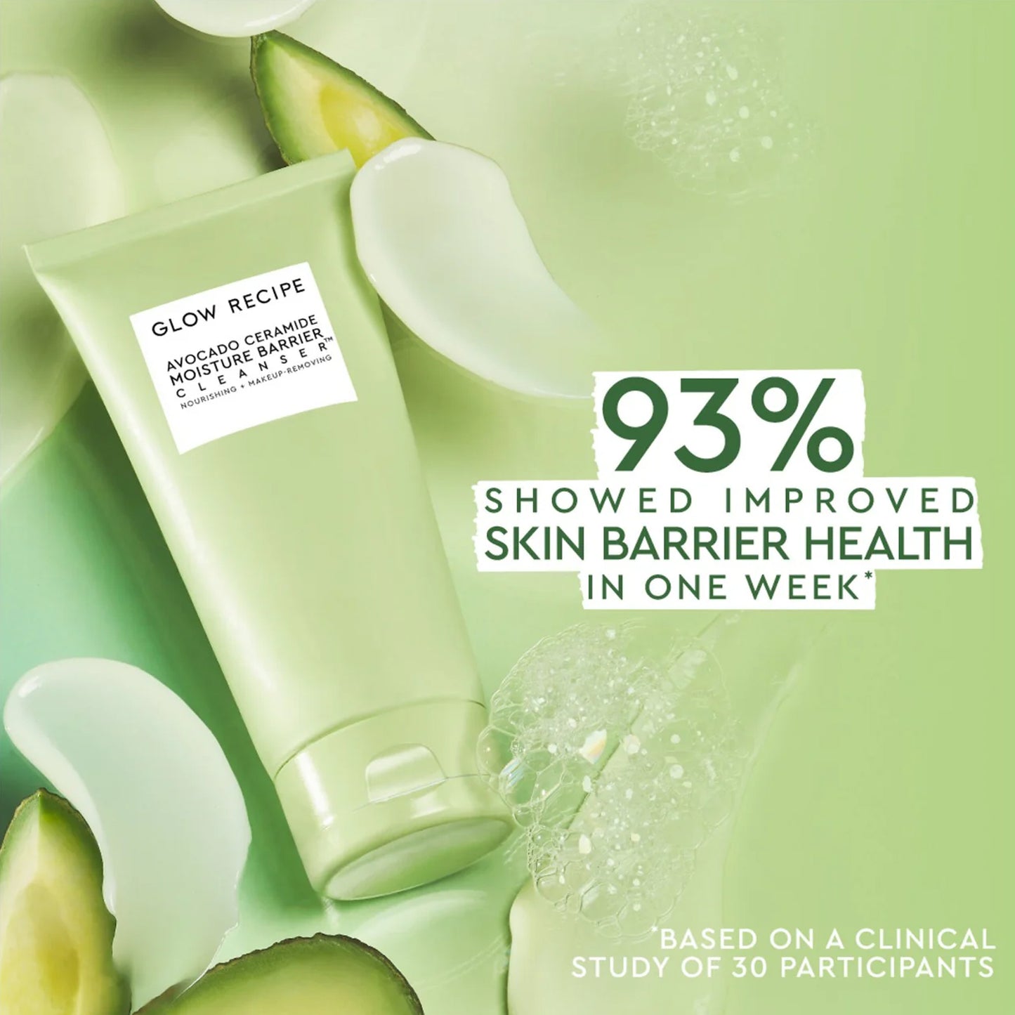 Glow Recipe Avocado Ceramide Moisture Barrier Cleanser Without Box 20ml
