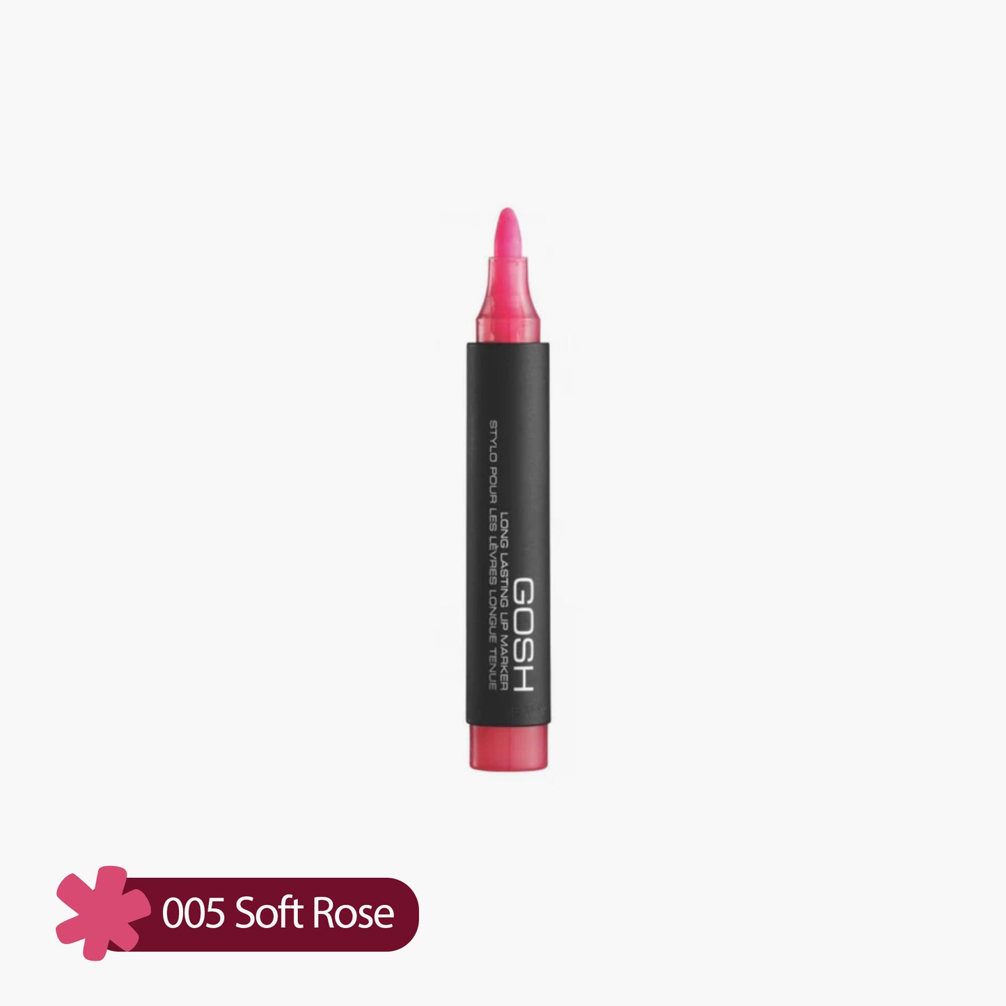 Gosh Long Lasting Lip Marker 005 Soft Rose 1 Piece