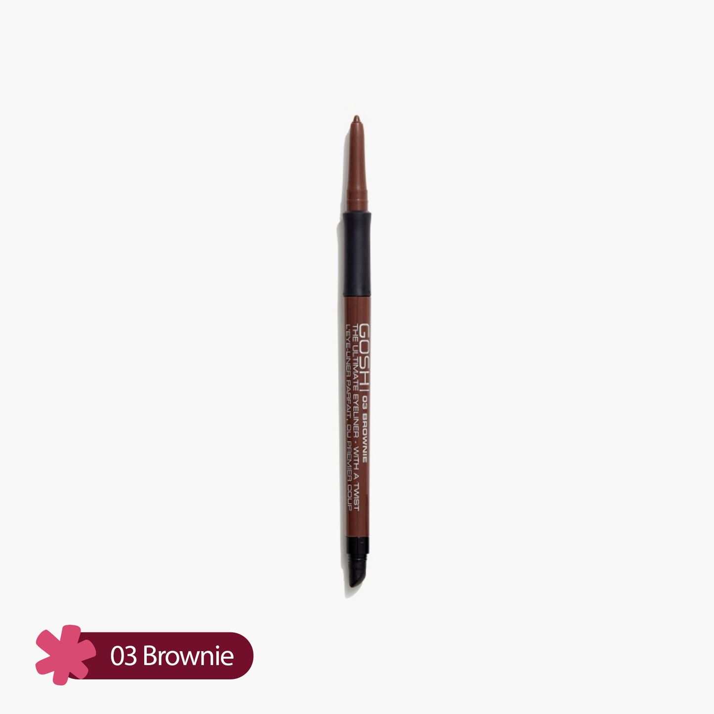 Gosh The Ultimate Eye Liner With A Twist 03 Brownie 1 Piece