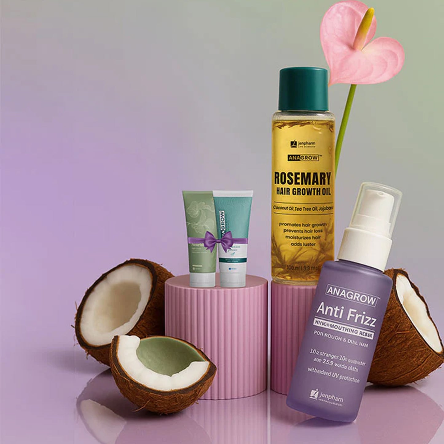 Jenpharm Anagrow 32 Day Hair Growth Challenge Bundle