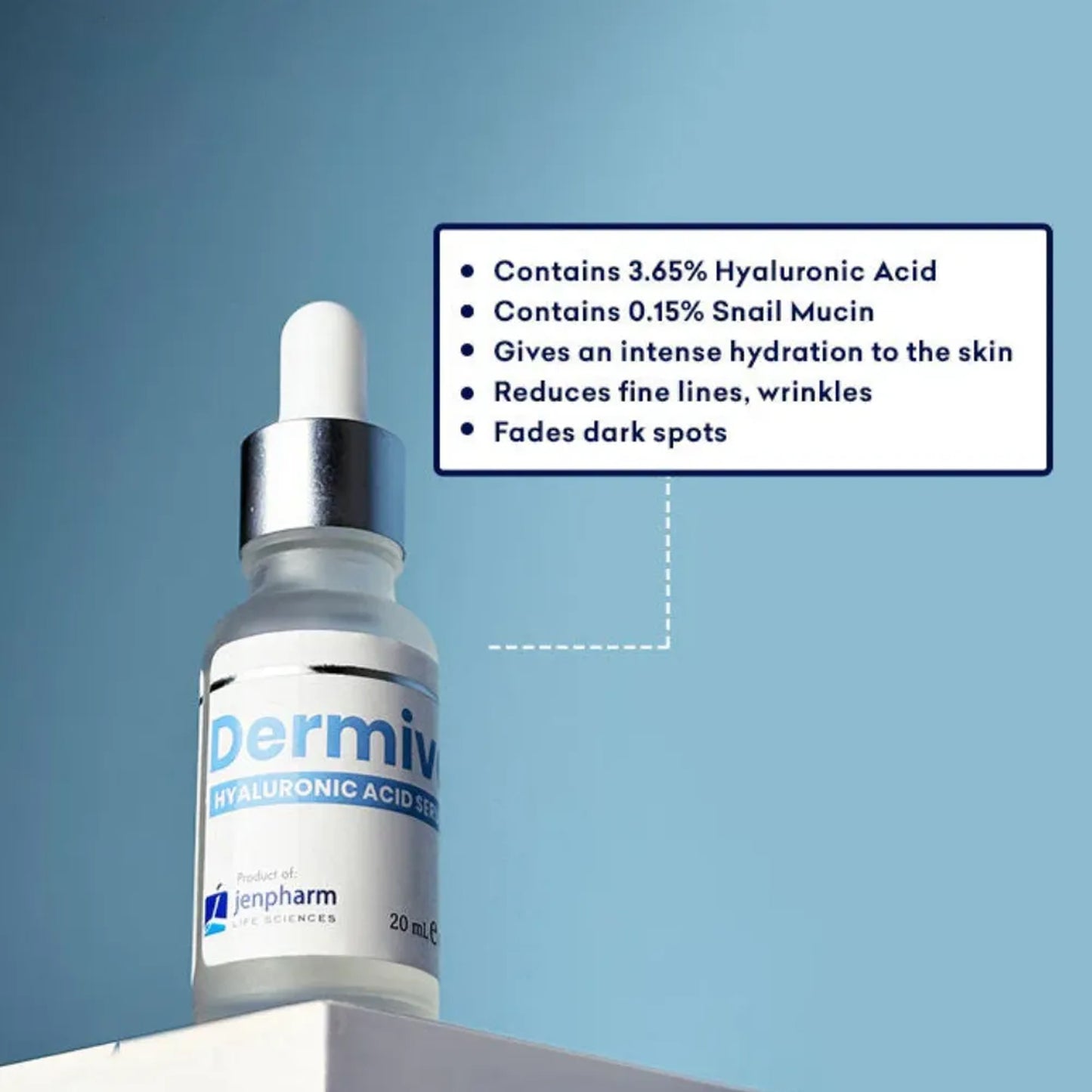 Jenpharm DermiVe Hyaluronic Acid Serum 20ml