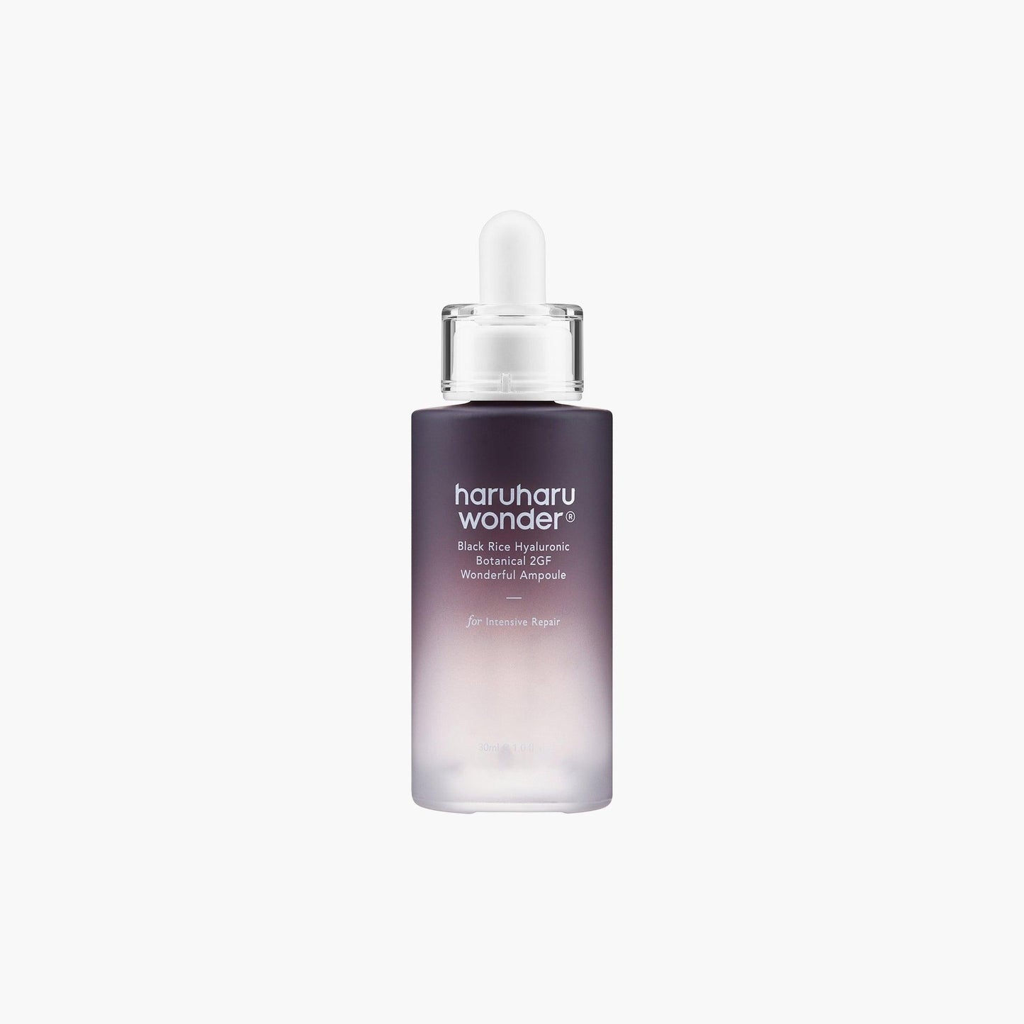 Haruharu Wonder Black Rice Hyaluronic Botanical 2GF Wonderful Ampoule 30ml - TheSkinFit