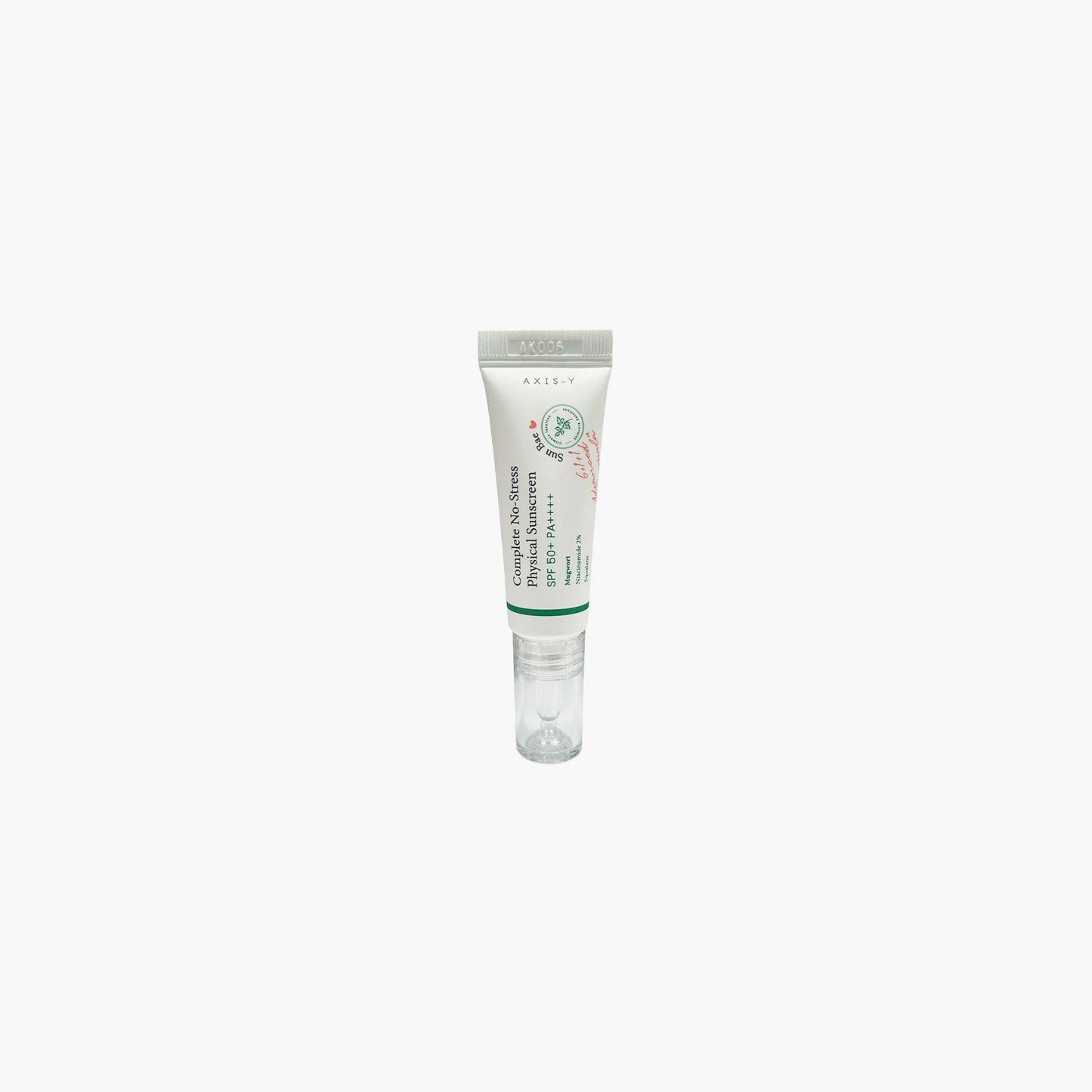 Axis-Y Complete No-Stress Physical Sunscreen SPF50+ PA++++ Mini 10ml - TheSkinFit