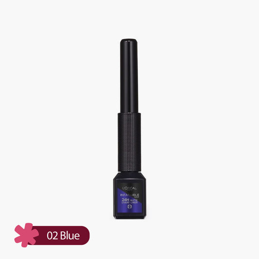 L'Oreal Paris Infaillble Grip 24H Matte Liquid Liner 02 Blue 3ml