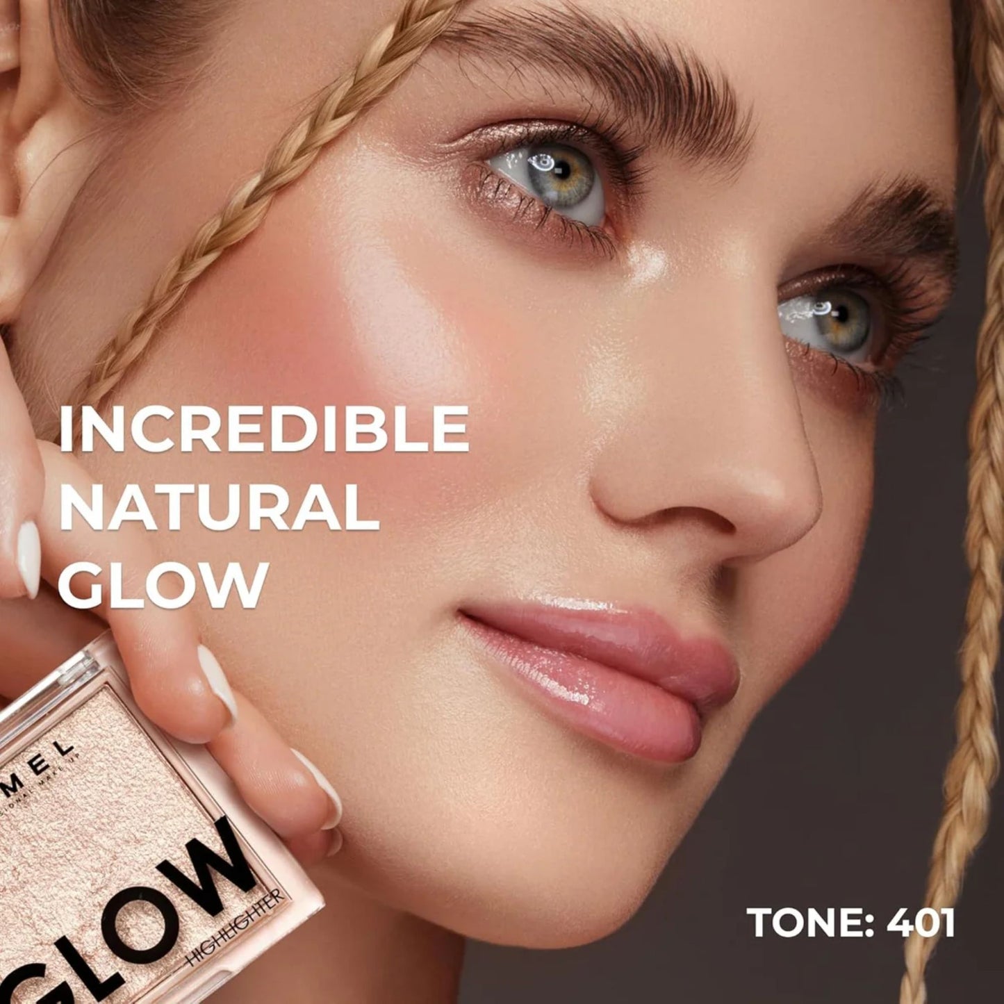 Lamel Glow Highlighter 401 Luna 3.8gm