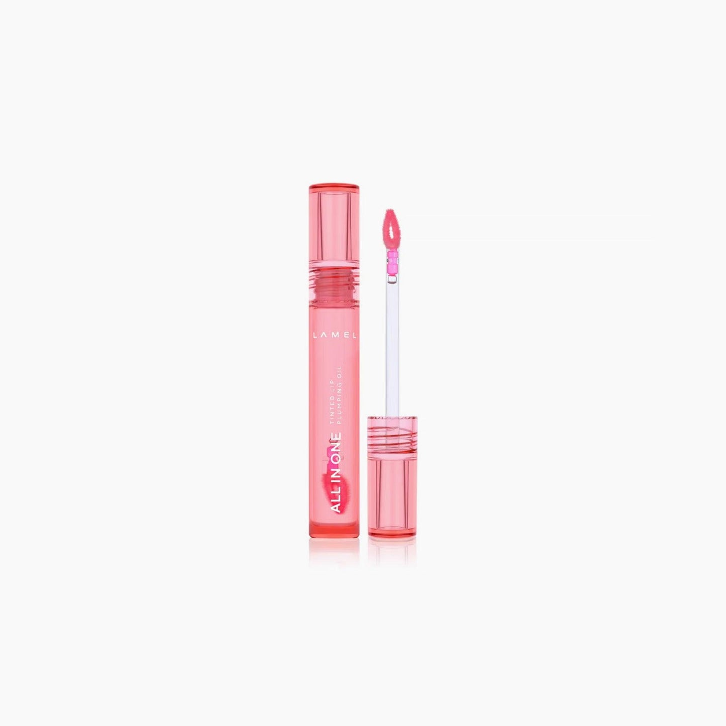 Lamel All In One Lip Tinted Plumping Oil Peachy No 401 3ml - TheSkinFit