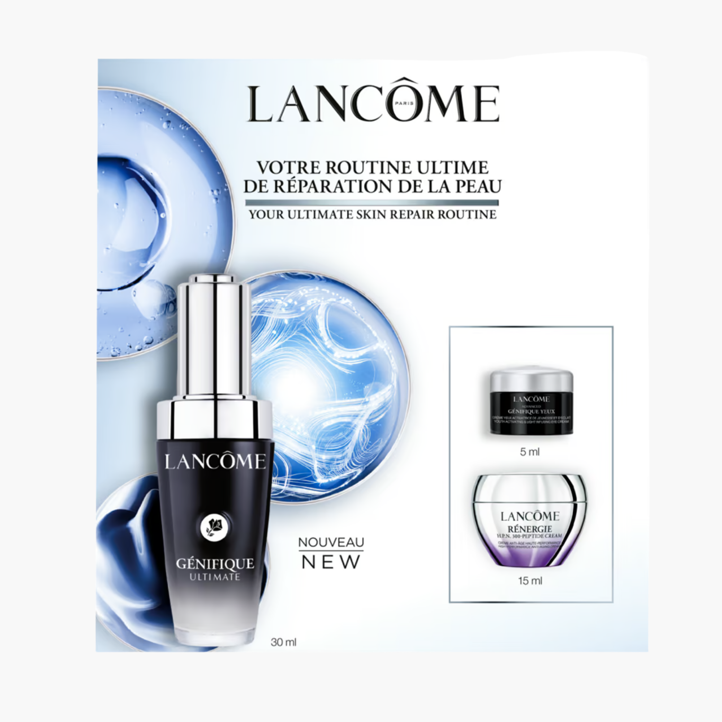 Lancome Genifique Ultimate Serum Routine Set