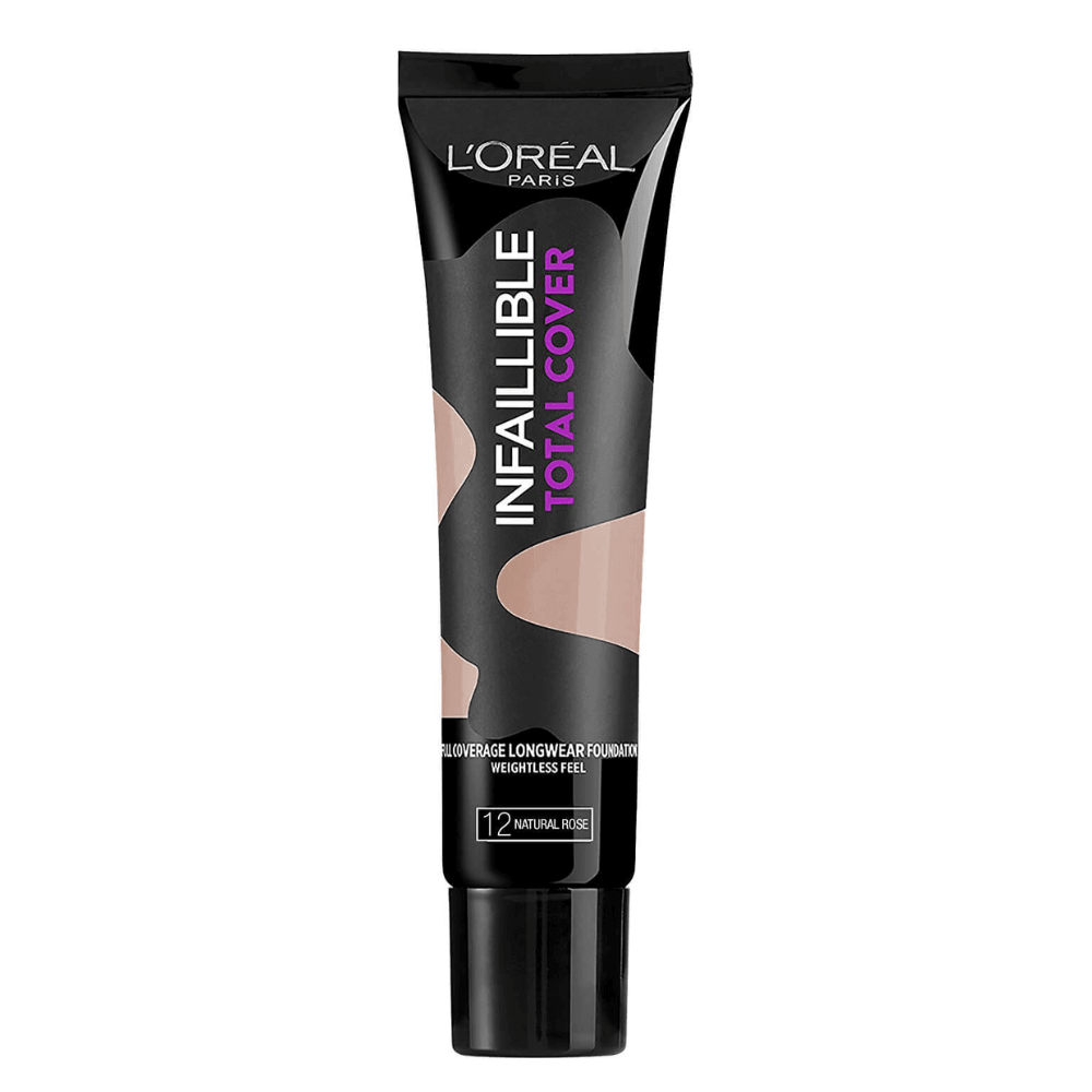 L'Oreal Paris Infallible Total Cover Foundation 12 Natural Rose 50ml - TheSkinFit