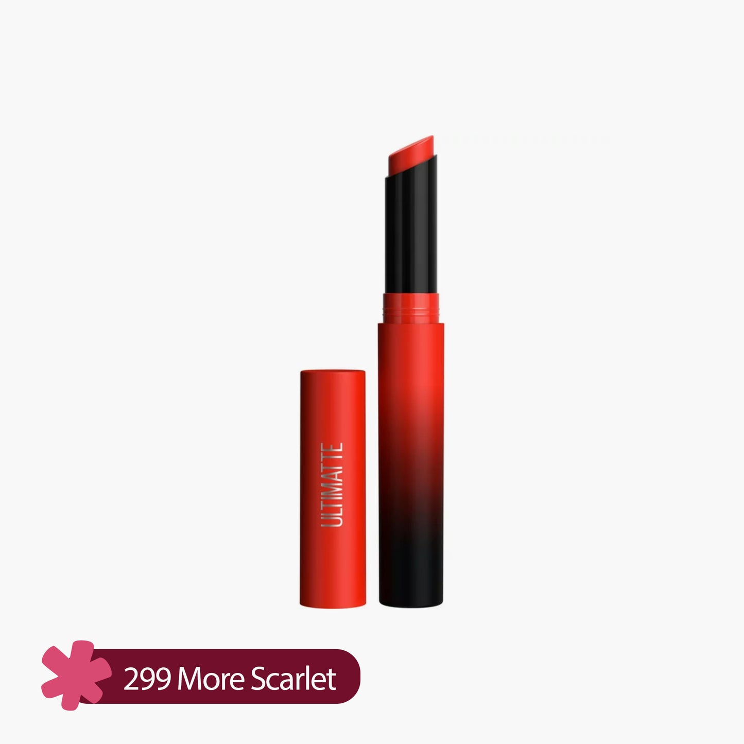 Maybelline Color Sensational Ultimatte Slim Matte Lipstick 299 More Scarlet 1.7gm