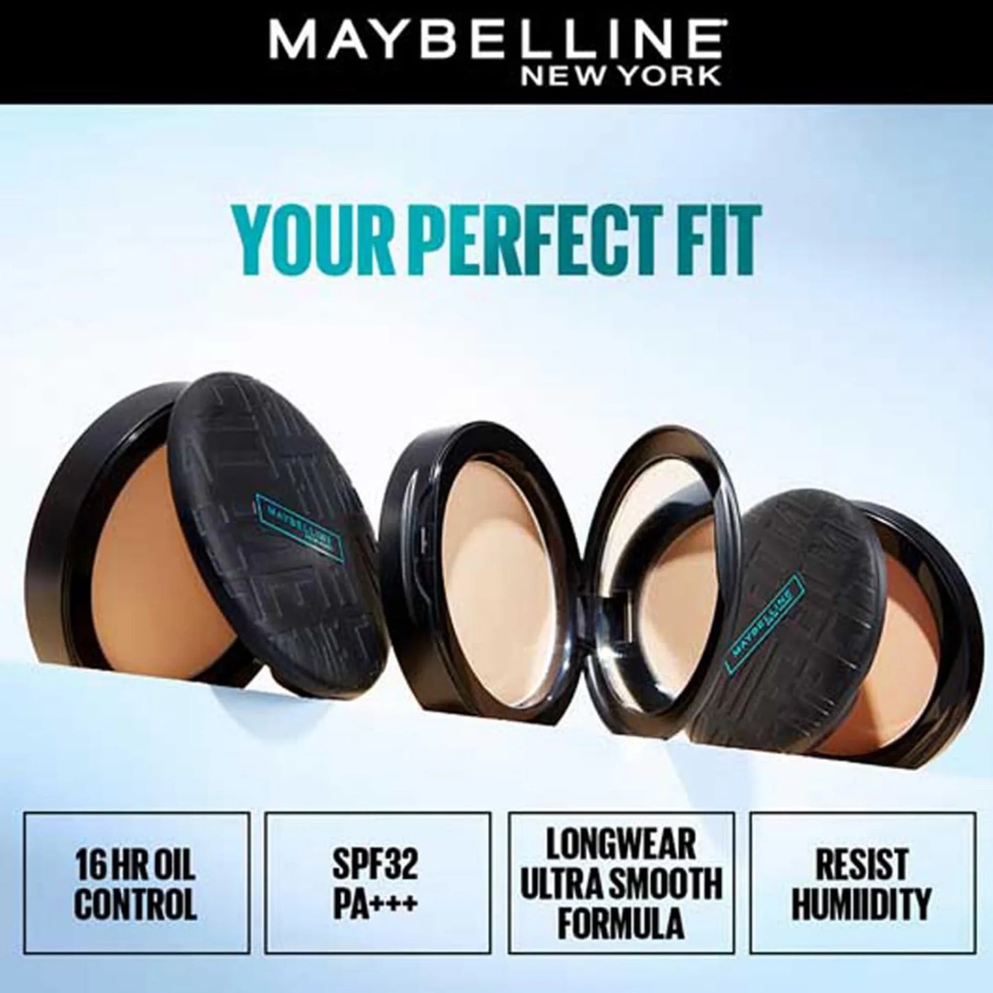 Maybelline Fit Me Matte + Poreless Upto 16H Oil Control Powder SPF32 PA+++ 118 6gm