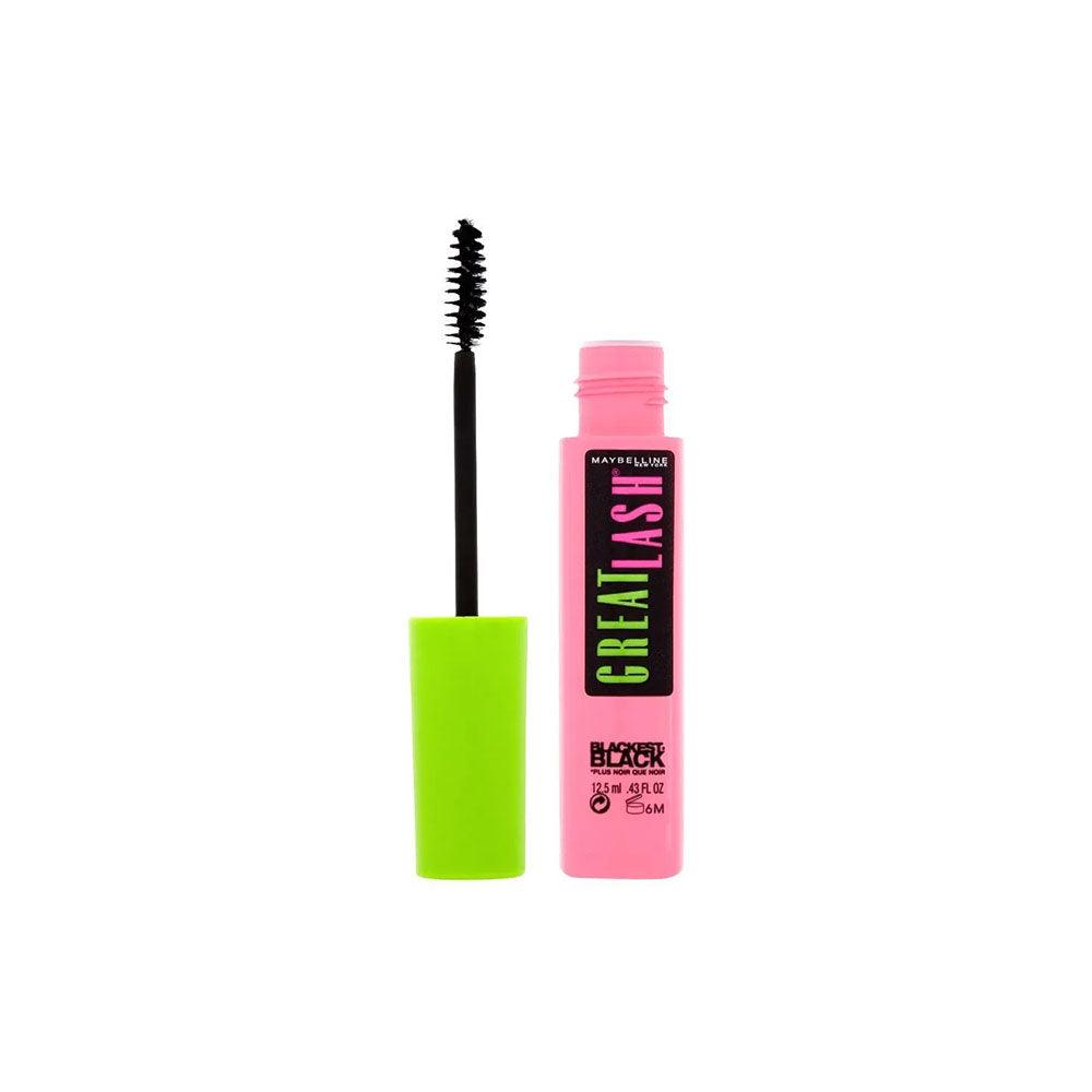 Maybelline New York Great Lash Blackest Black Mascara 12ml - TheSkinFit