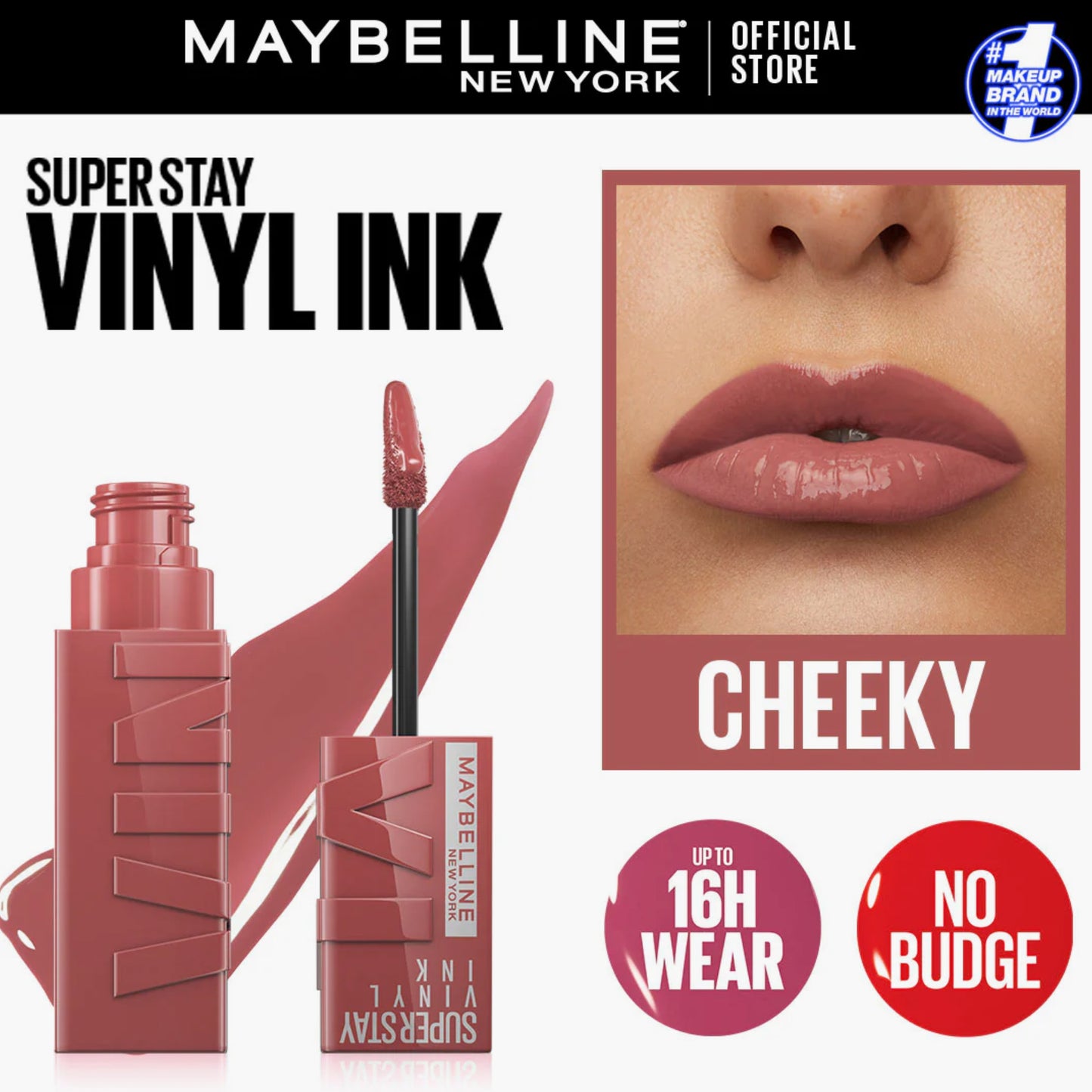 Maybelline Super Stay Vinyl Ink Liquid Lipstick 35 Cheeky 4.2ml