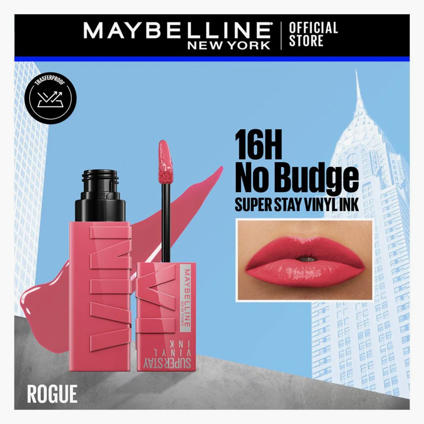 Maybelline Super Stay Vinyl Ink Liquid Lipstick 145 Rogue 4.2ml
