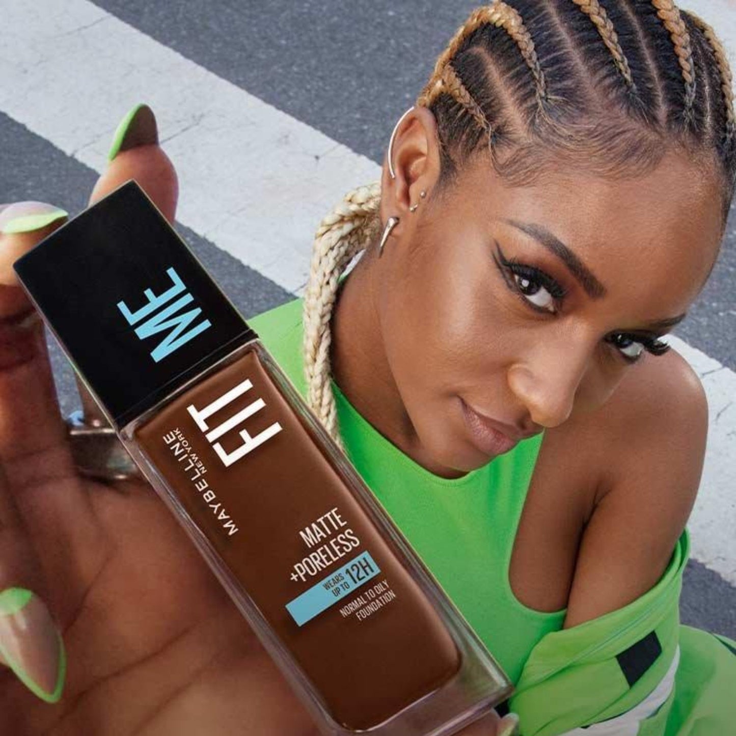 Maybelline Fit Me Matte+Poreless 16H Oil Control Liquid Foundation Normal to Oily SPF 22 PA++ 110 30ml