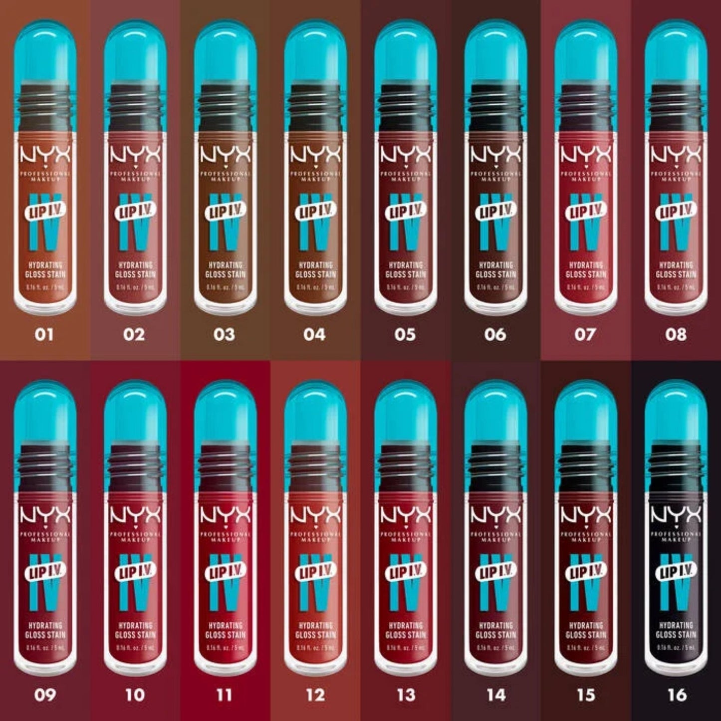 NYX Lip IV Hydrating Gloss Stain 14 Mauve N' Moist 5ml