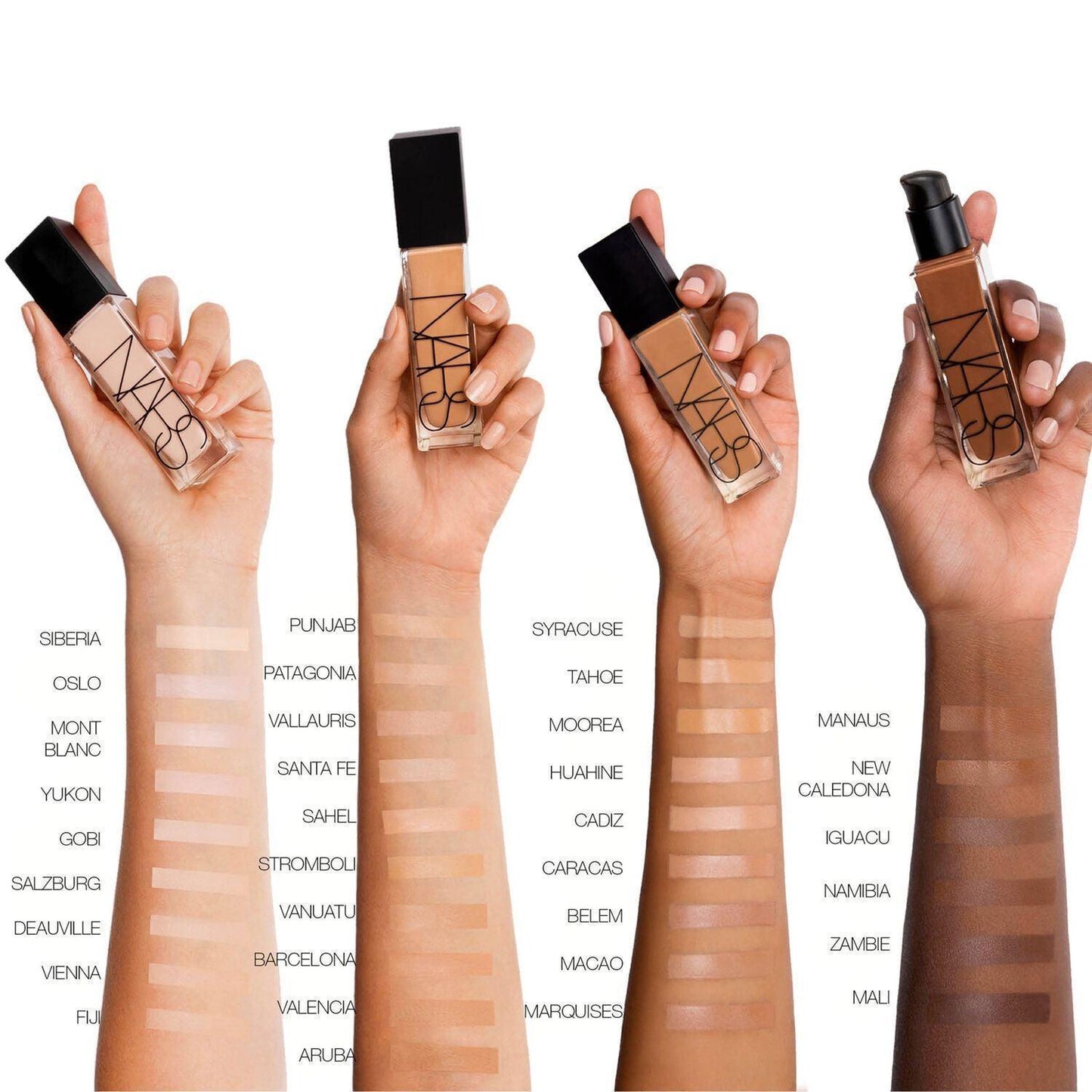 Nars Natural Radiant Longwear Foundation Medium 1 Punjab 30ml - TheSkinFit