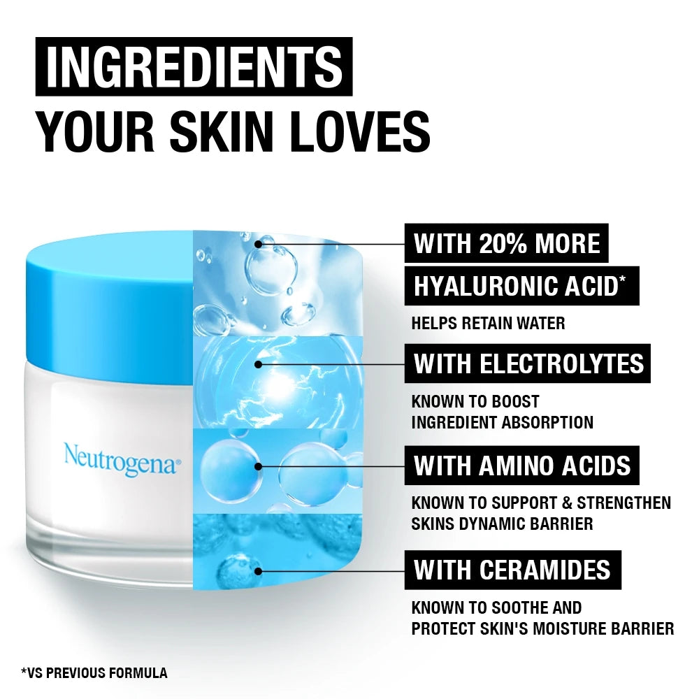 Neutrogena Hydro Boost Gel Cream Fragrance Free 50ml