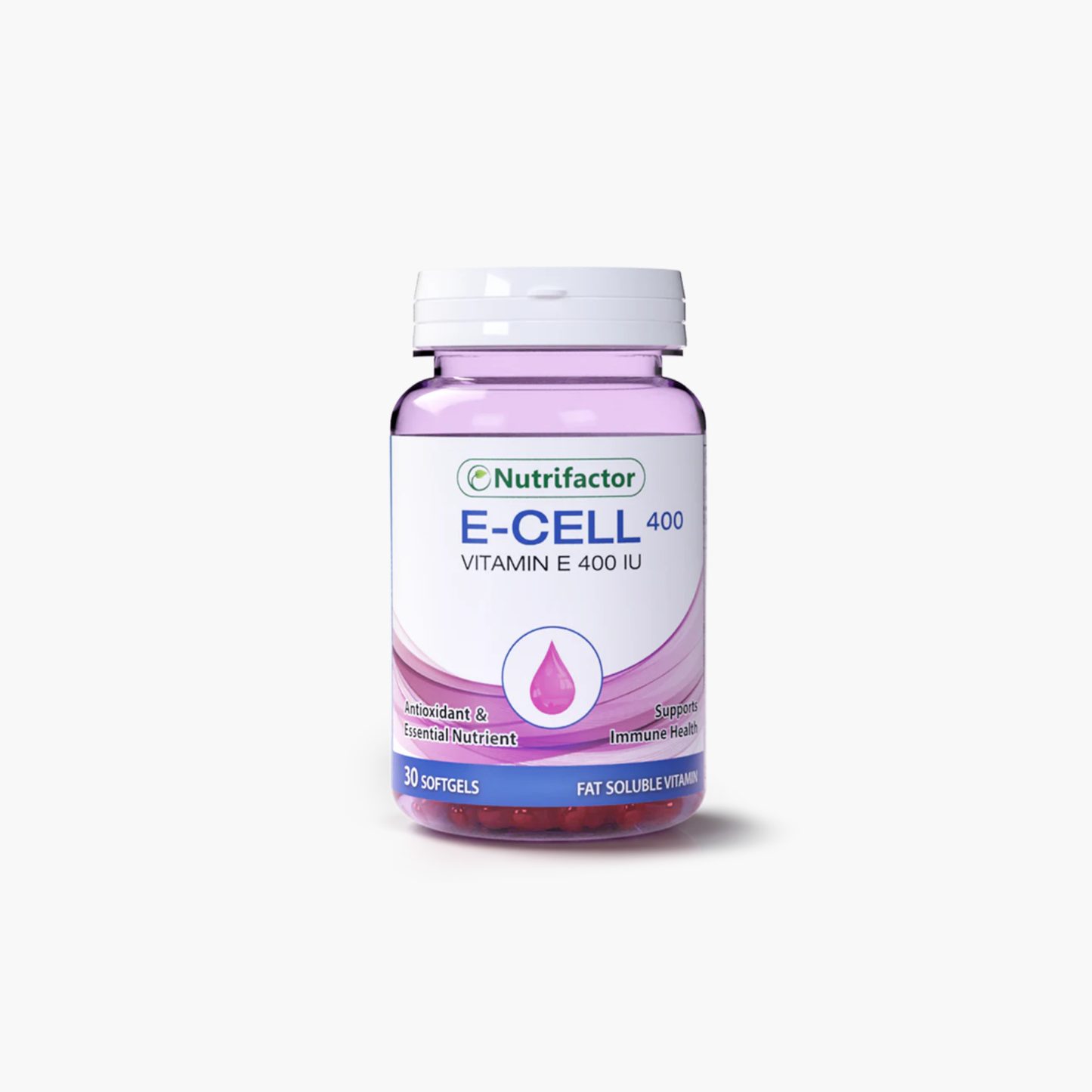 Nutrifactor E-Cell Vitamin E 400 IU Supplements 30 Softgels