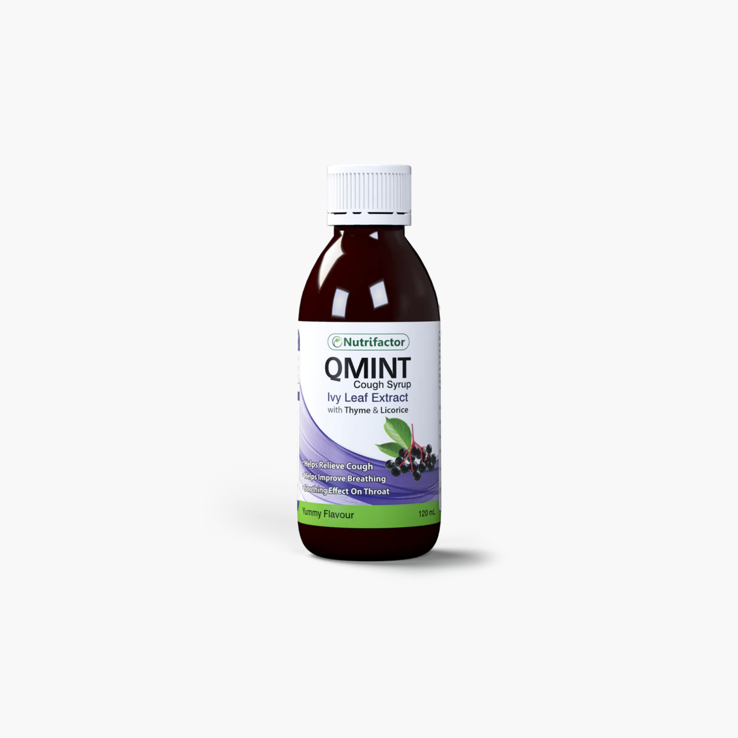 Nutrifactor Qmint Cough Syrup Yummy Flavour 120ml