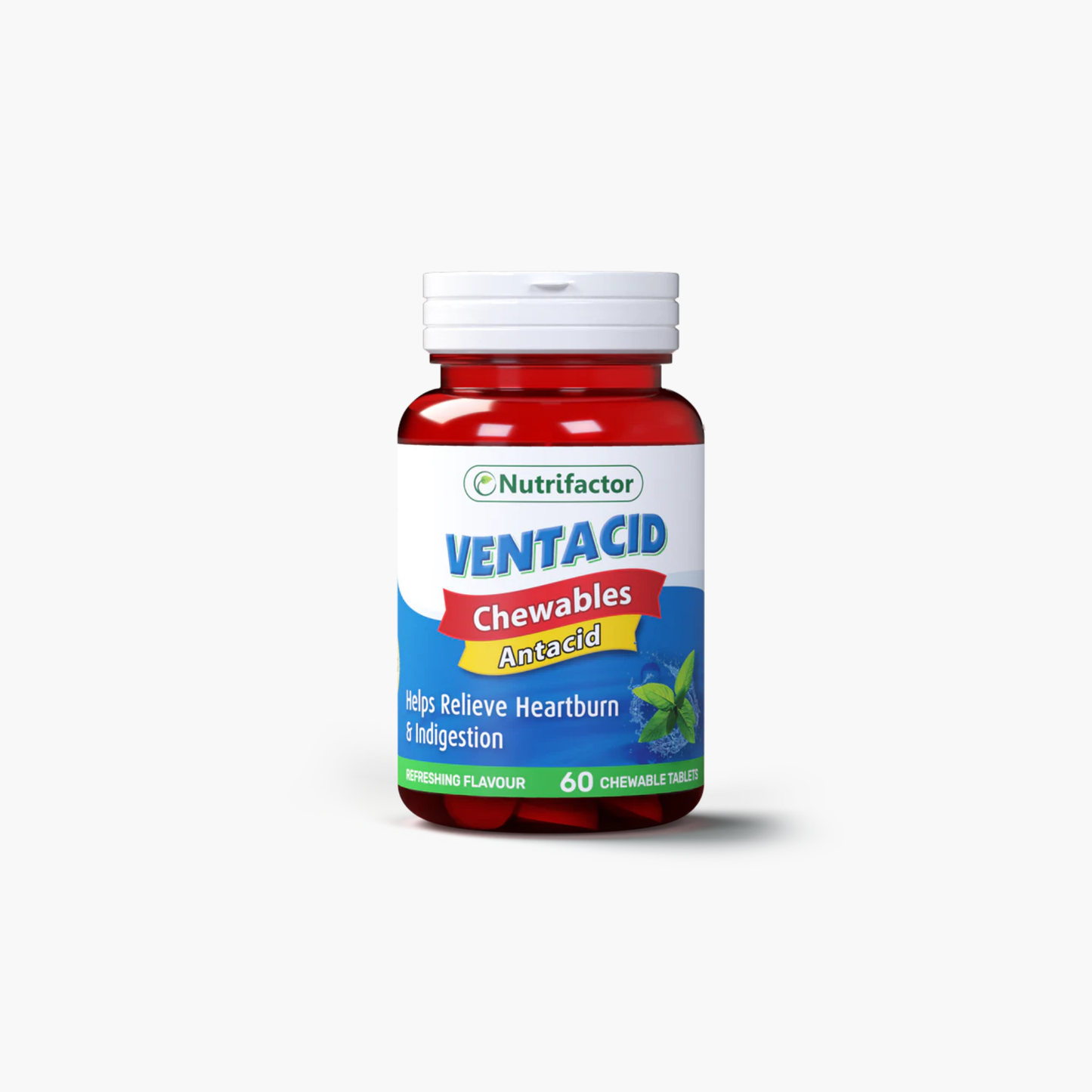 Nutrifactor Ventacid Antacid Supplements 60 Chewables