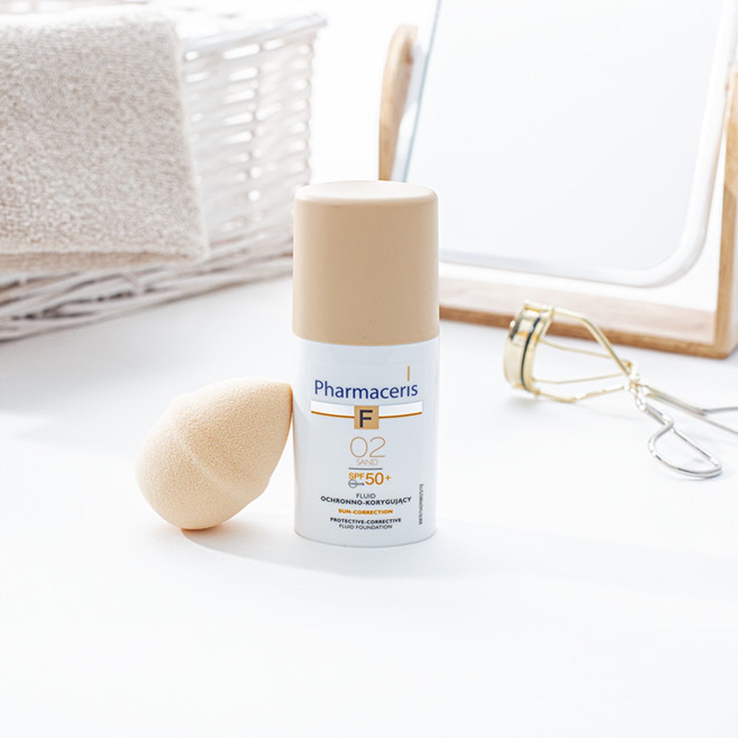 Pharmaceris Sun-Correction Fluid Foundation SPF 50+ 02 Sand 30ml