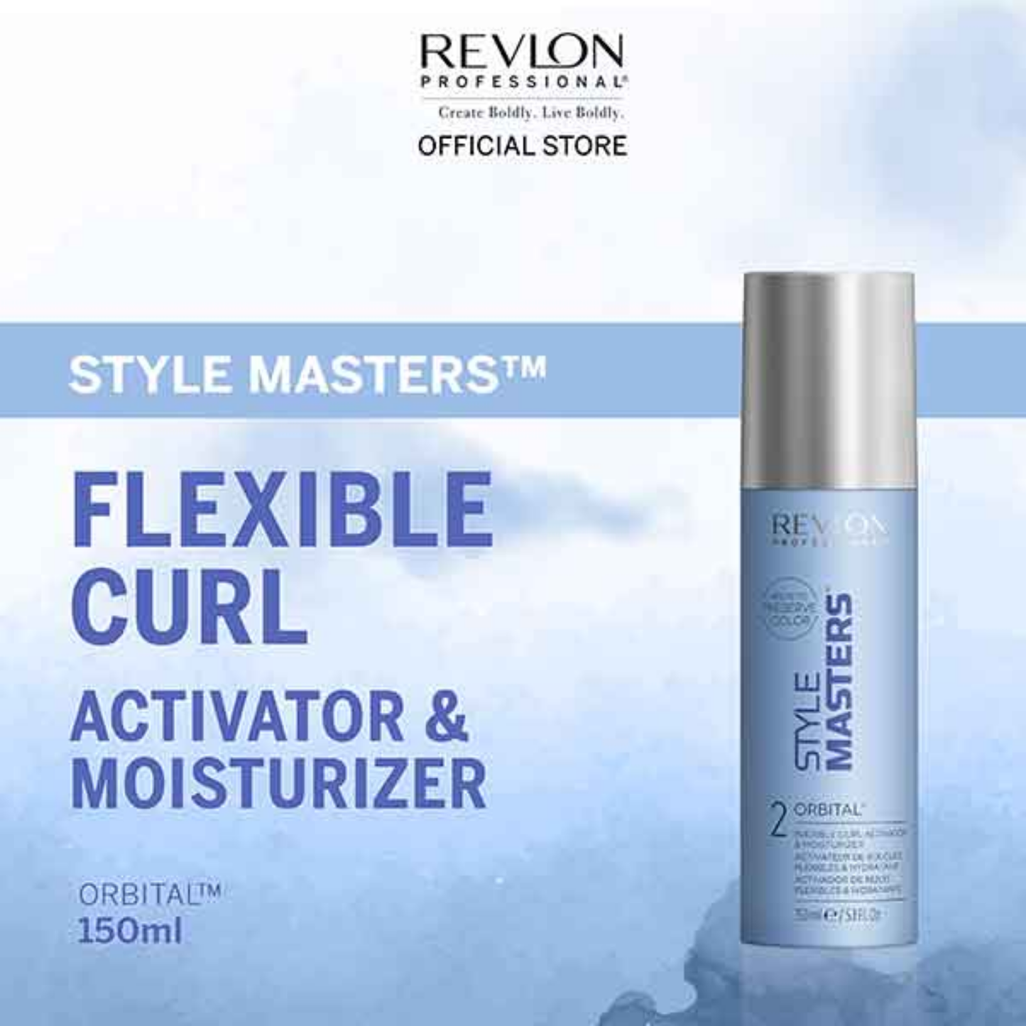 Revlon Style Masters Curly Orbital Flexible Curl Hair Activator & Moisturizer 150ml