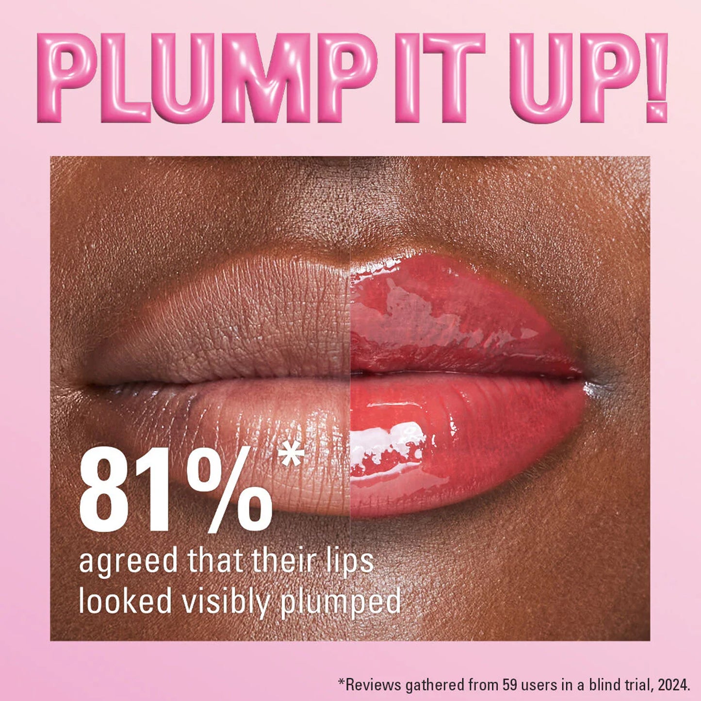 Revolution Pout Bomb Plumping Lip Gloss Wild Mauve Pink 4.4ml