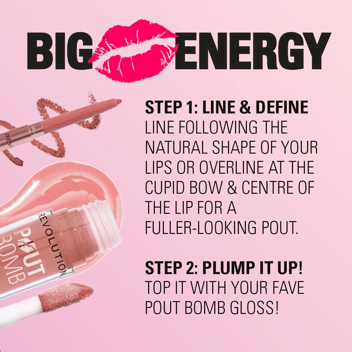 Revolution Pout Bomb Plumping Lip Liner Melba Warm Peach 1 Piece