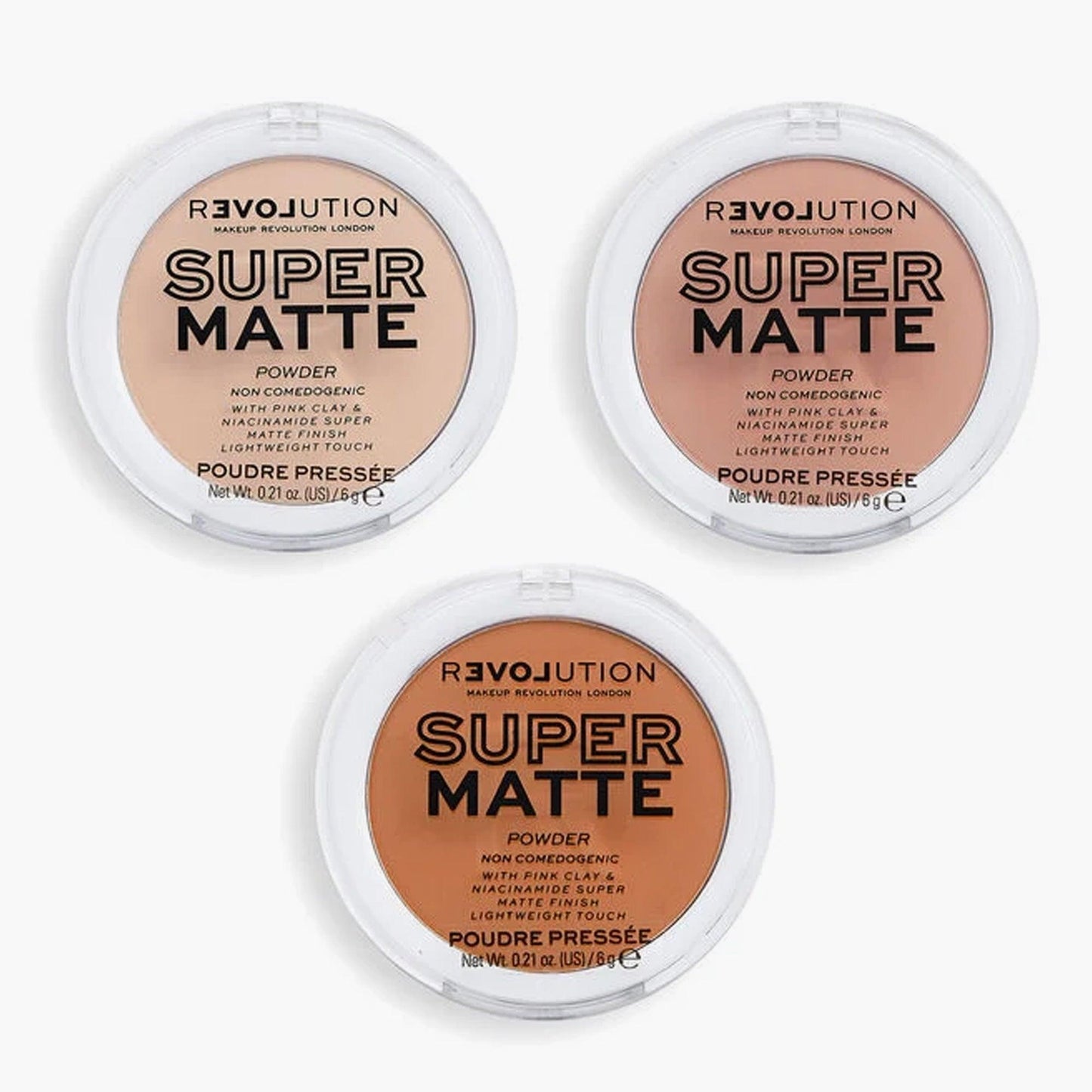 Revolution Relove Super Matte Pressed Powder Vanilla 6gm