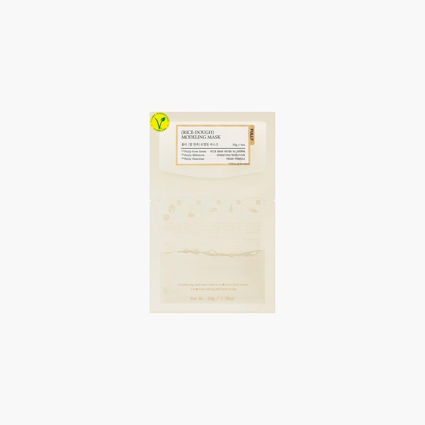 Fully Rice Dough Modeling Mask 1 Piece - TheSkinFit