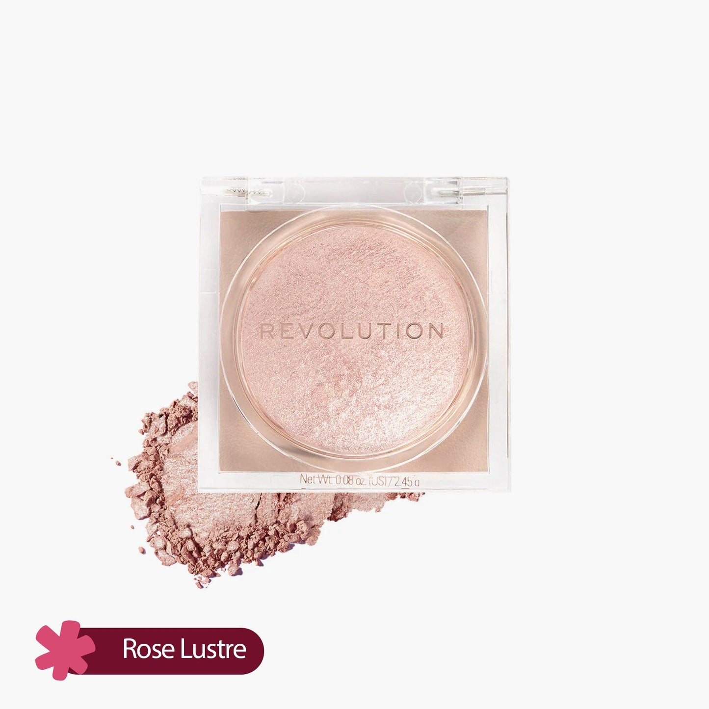Revolution Beam Bright Highlighter Rose Lustre 2.45gm