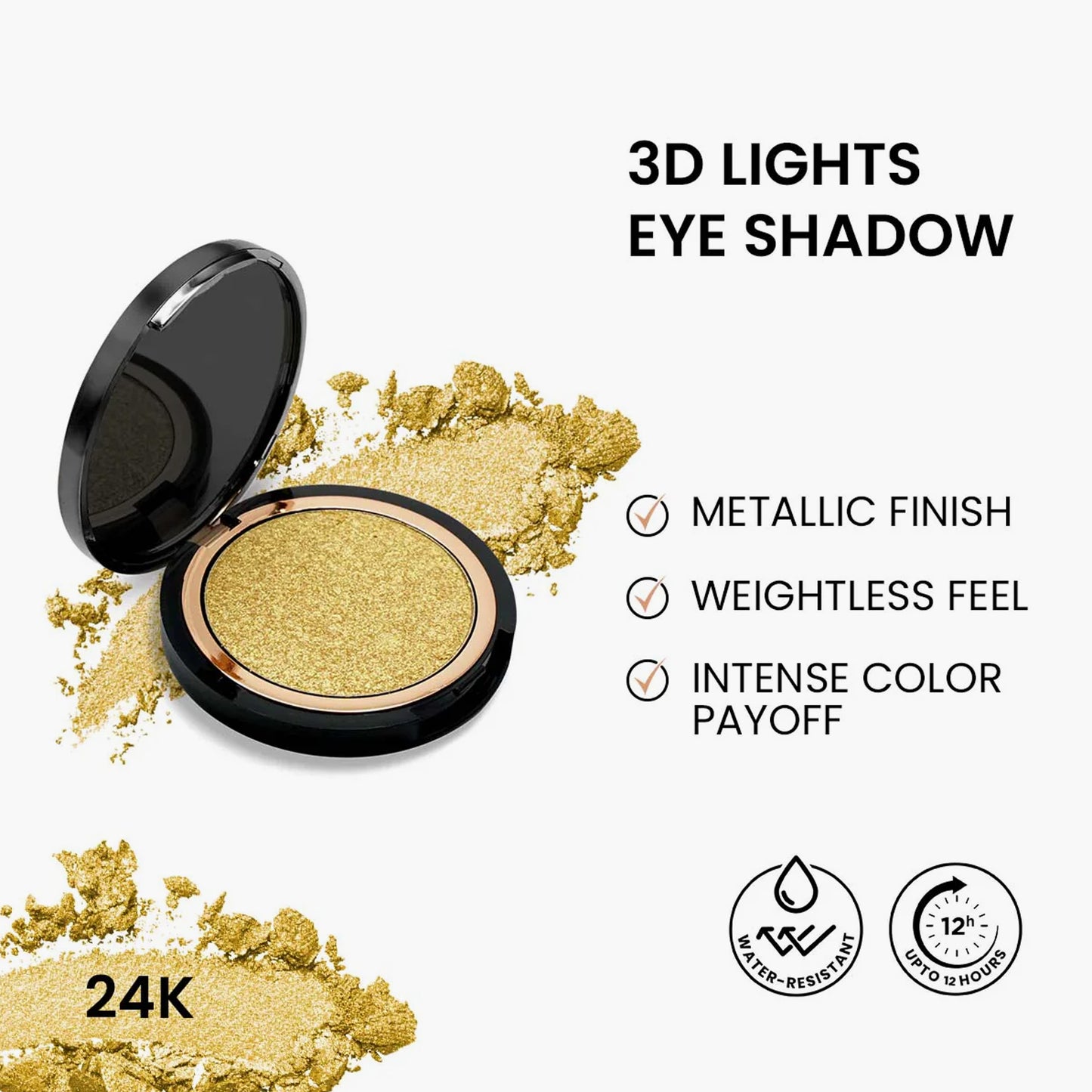 ST London 3D Lights Frosted Cream Eye Shadow 24K 8gm