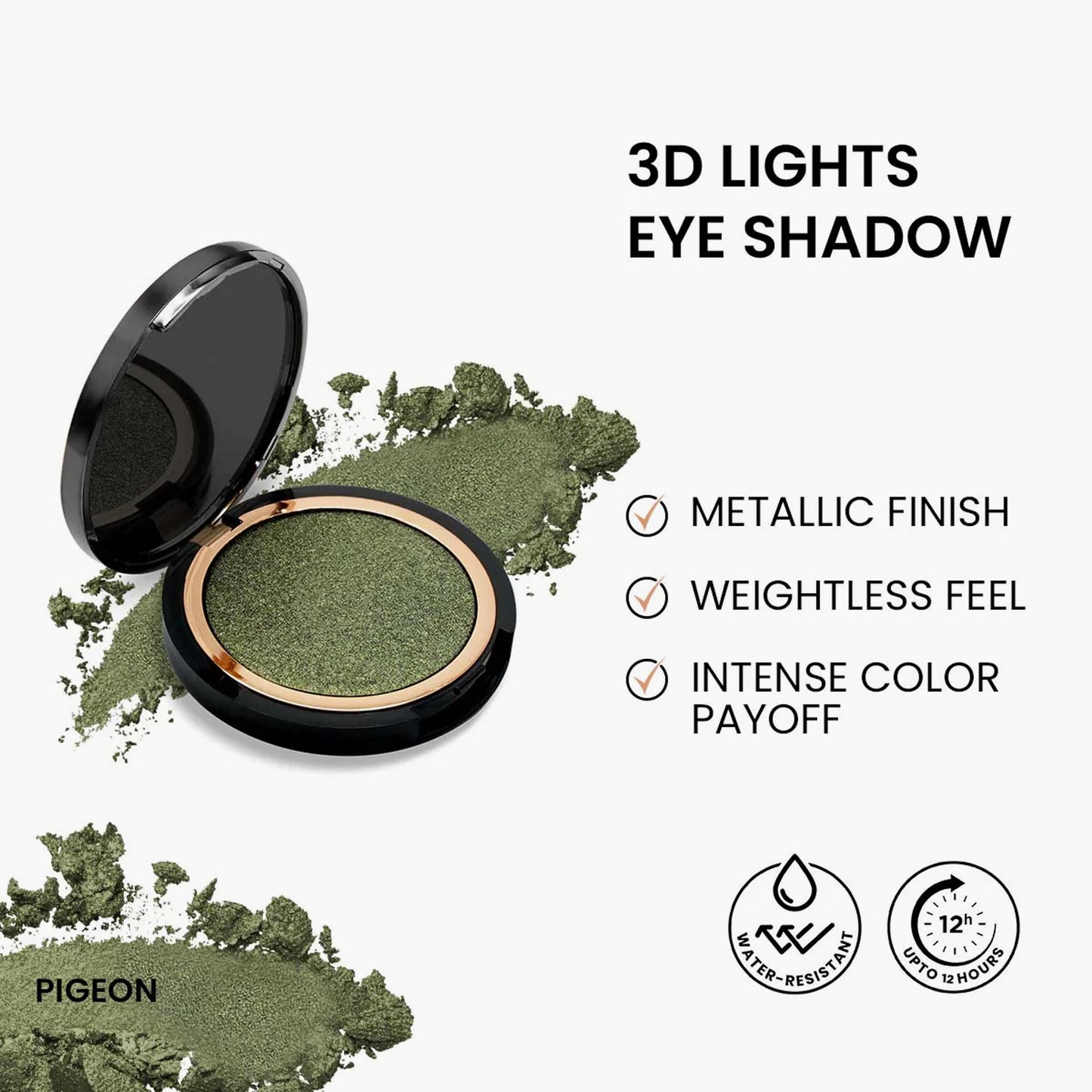 ST London 3D Lights Frosted Cream Eye Shadow Pigeon 8gm