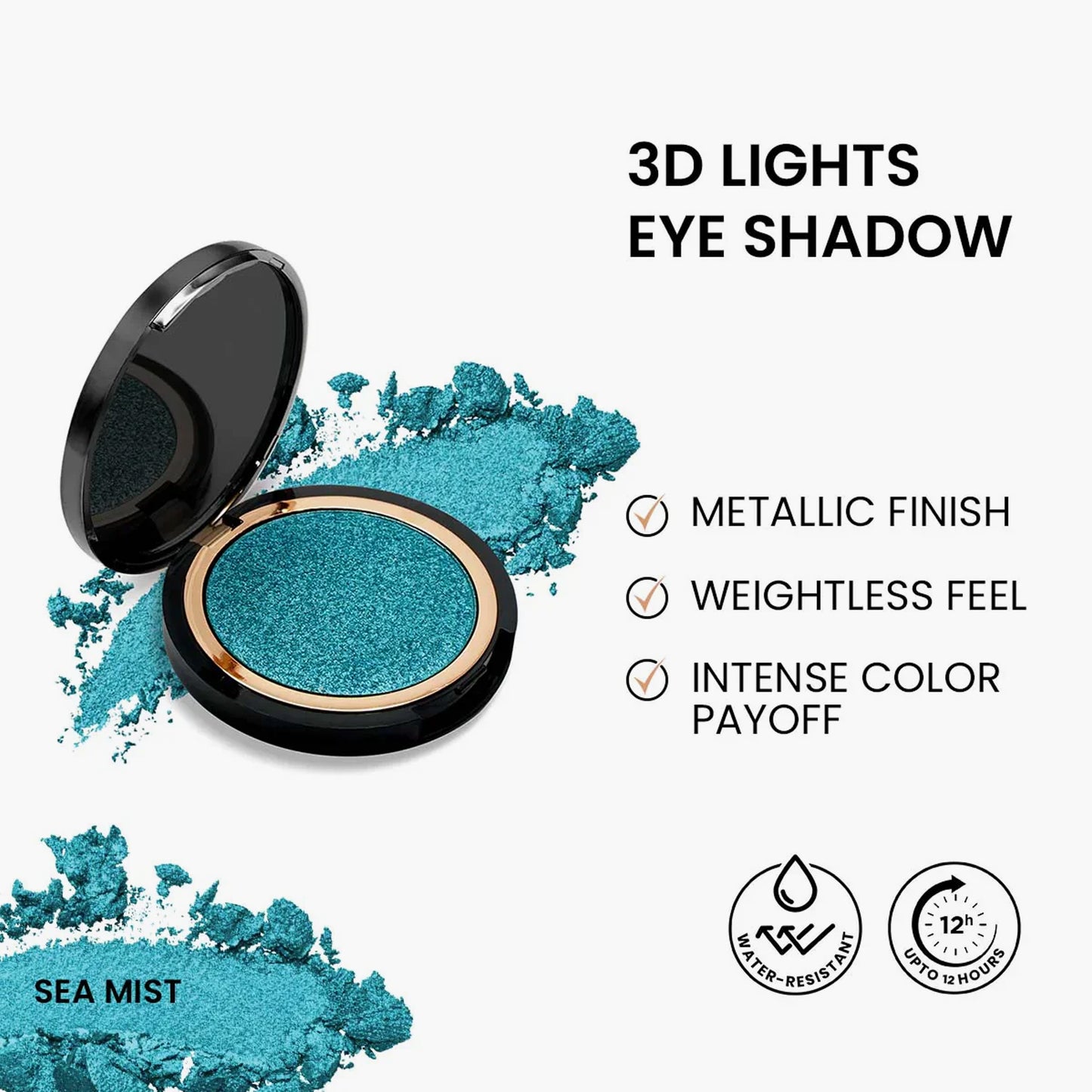 ST London 3D Lights Frosted Cream Eye Shadow Sea Mist 8gm