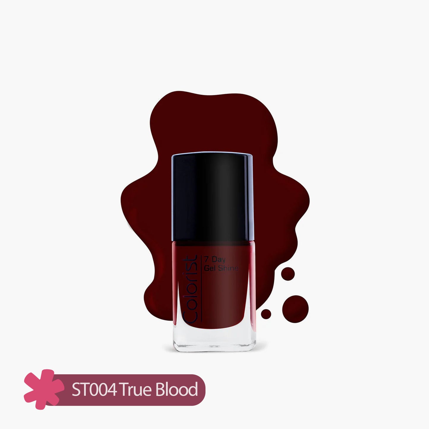 ST London Colorist 7 Day Gel Shine Nail Paint ST004 True Blood 1 Piece