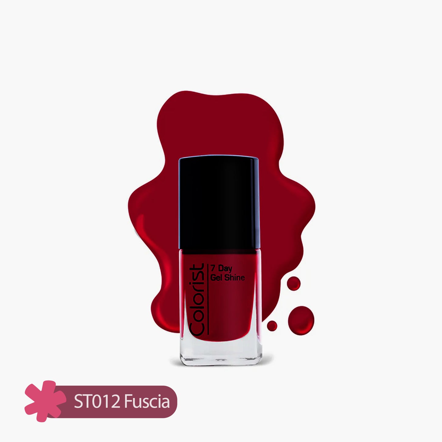 ST London Colorist 7 Day Gel Shine Nail Paint ST012 Fuscia 1 Piece