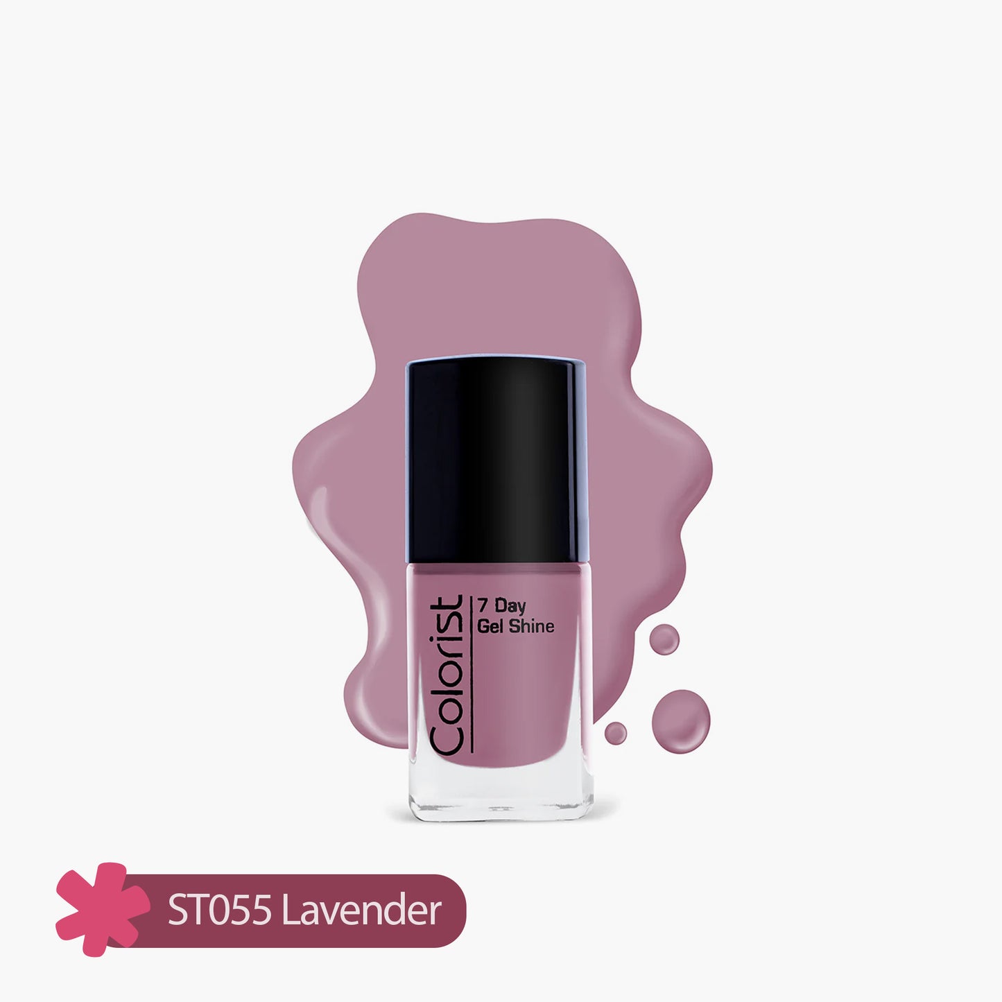 ST London Colorist 7 Day Gel Shine Nail Paint ST055 Lavender 1 Piece