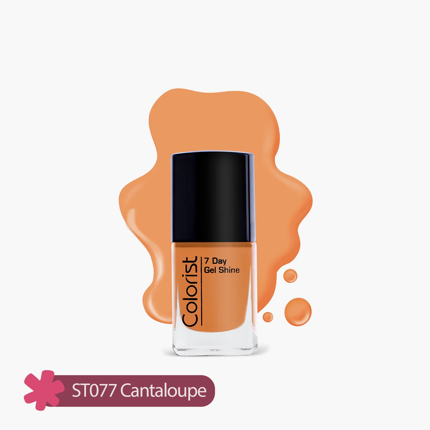 ST London Colorist 7 Day Gel Shine Nail Paint ST077 Cantaloupe 1 Piece