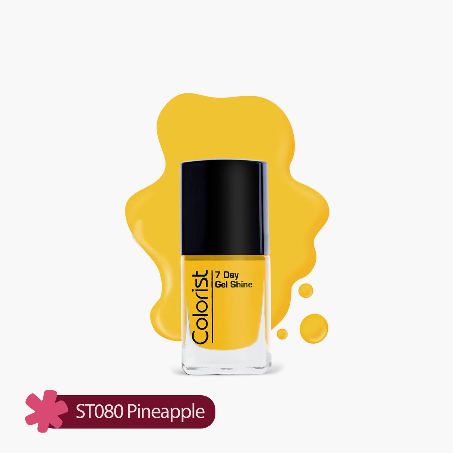 ST London Colorist 7 Day Gel Shine Nail Paint ST080 Pineapple 1 Piece