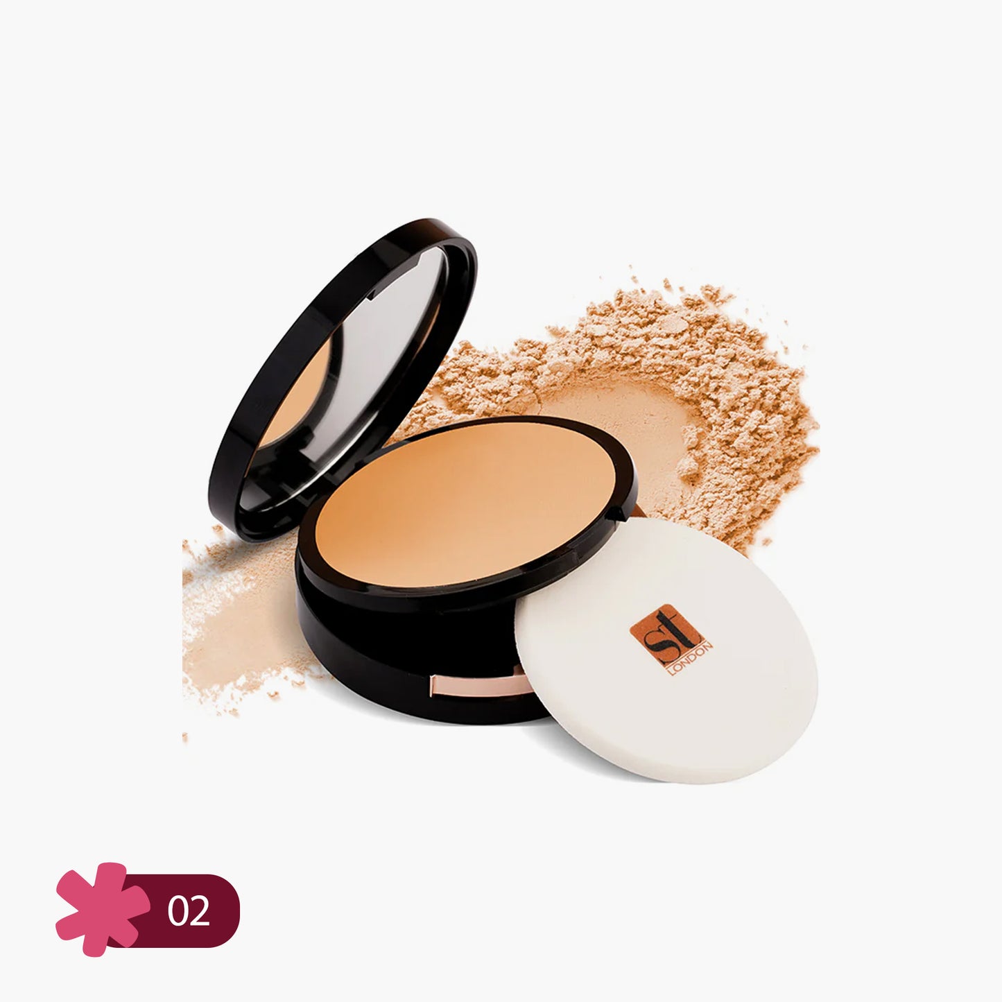 ST London Dual Wet & Dry Compact Powder SPF15 O2 14gm