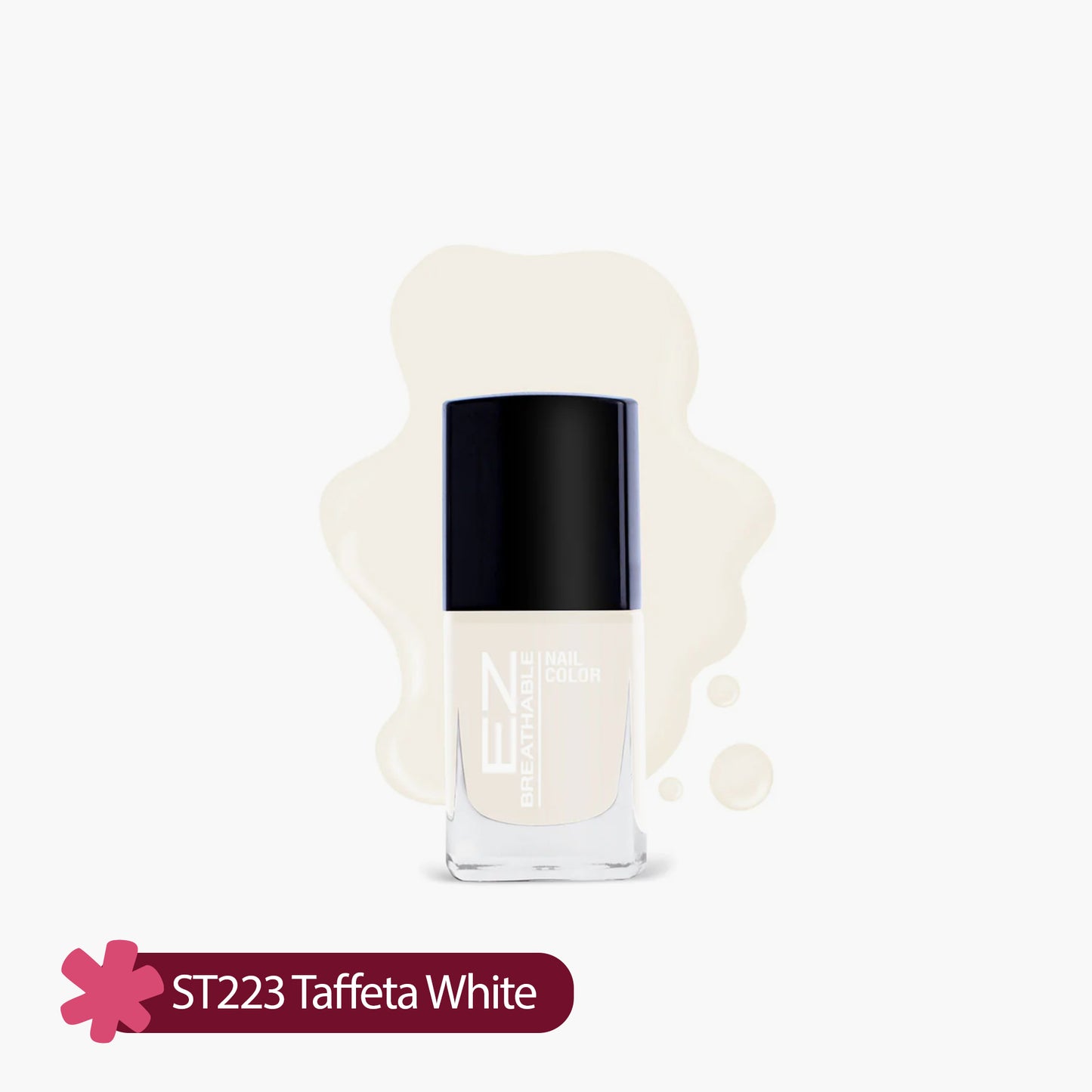 ST London EZ Breathable Nail Color ST223 Taffeta White 12ml