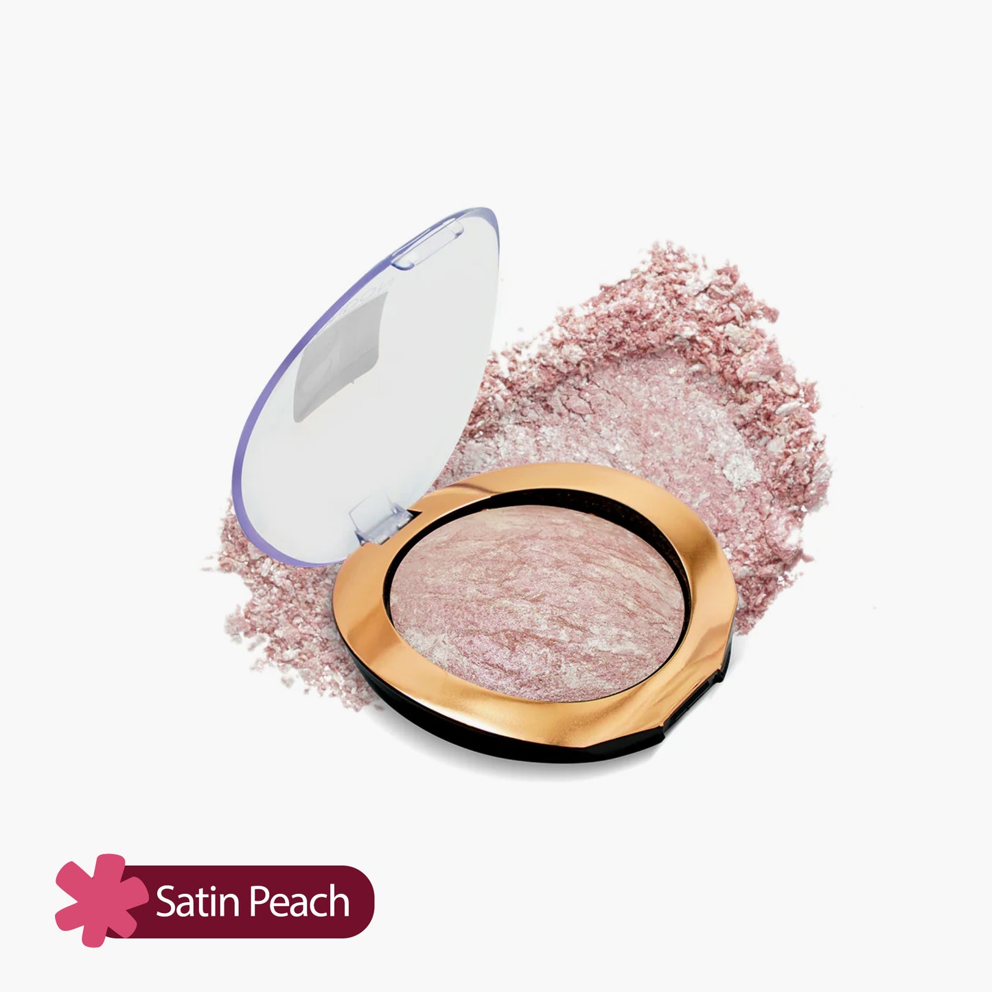 ST London Glam N Shine Blusher Satin Peach 28gm