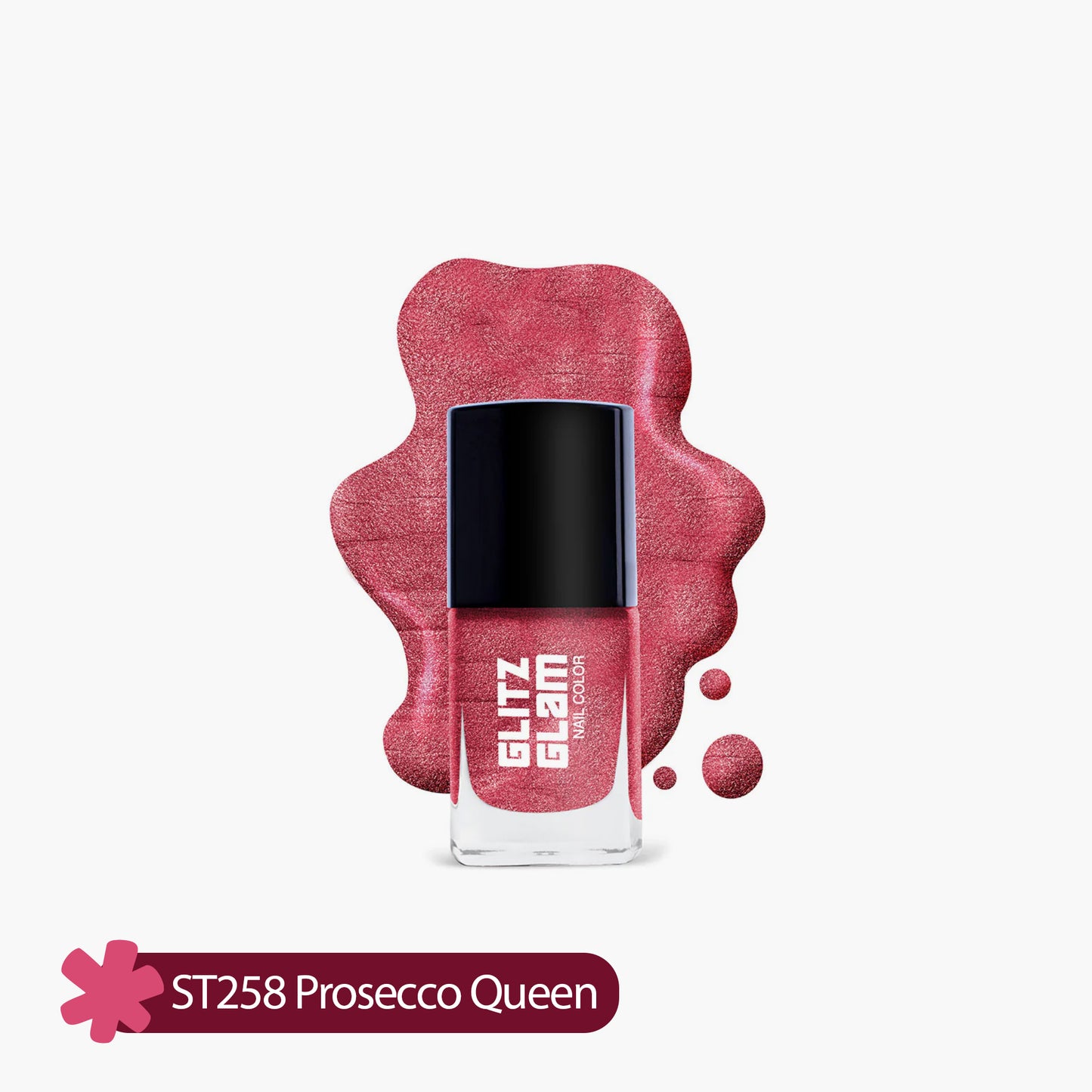 ST London Glitz & Glam Nail Paint ST258 Prosecco Queen 1 Piece