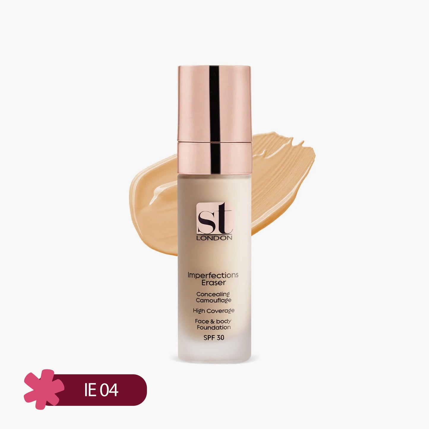 ST London Imperfection Eraser Concealing Camouflage High Coverage Foundation SPF 30 IE 04 30ml