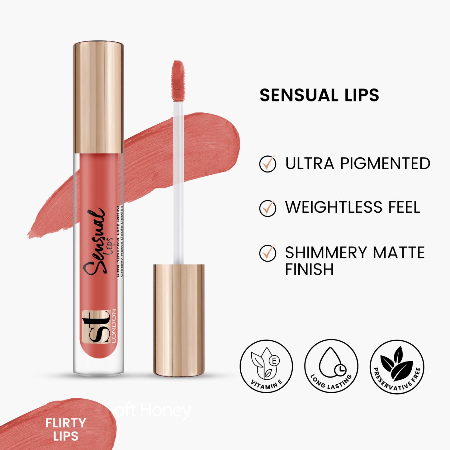 ST London Sensual Lips Lip Gloss Flirty Lips 3.5ml