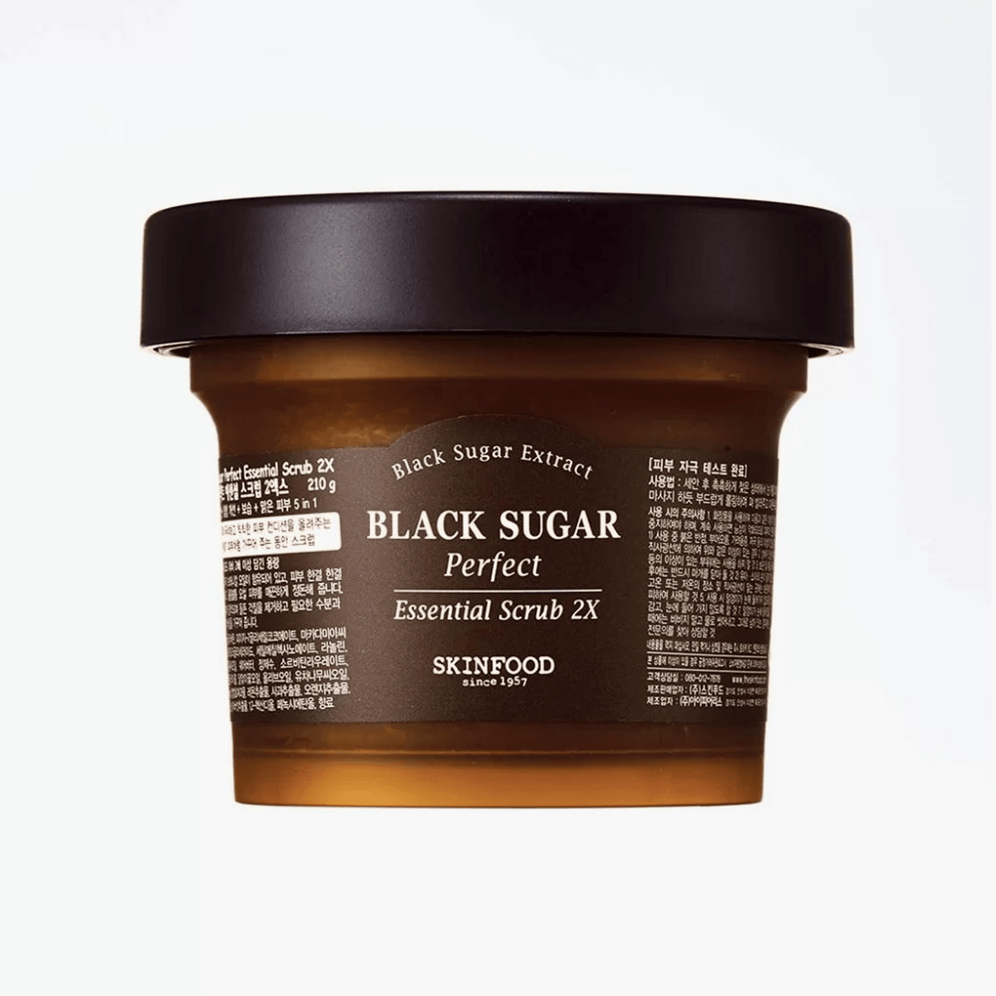 Skinfood Black Sugar Perfect Essential Scrub 2X 210gm - TheSkinFit