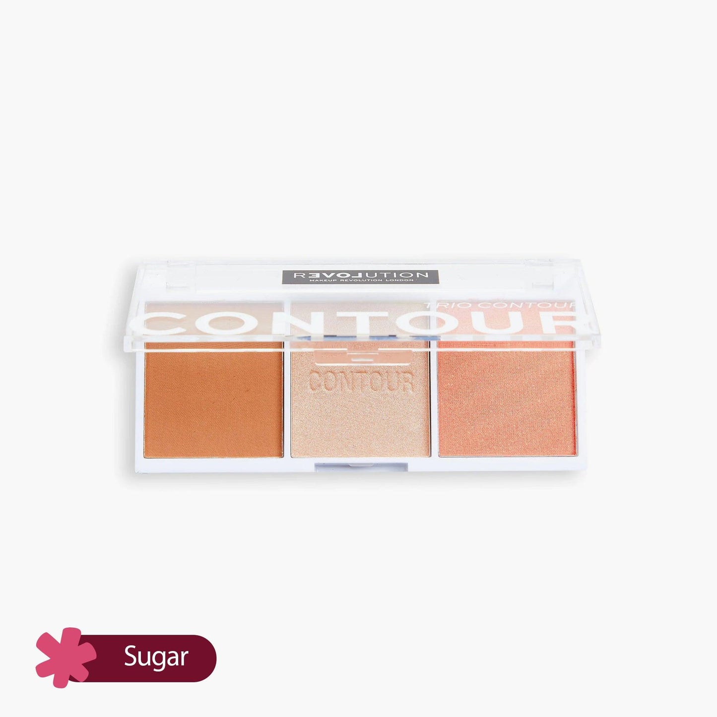 Revolution Relove Colour Play Contour Trio Palette Sugar 6gm