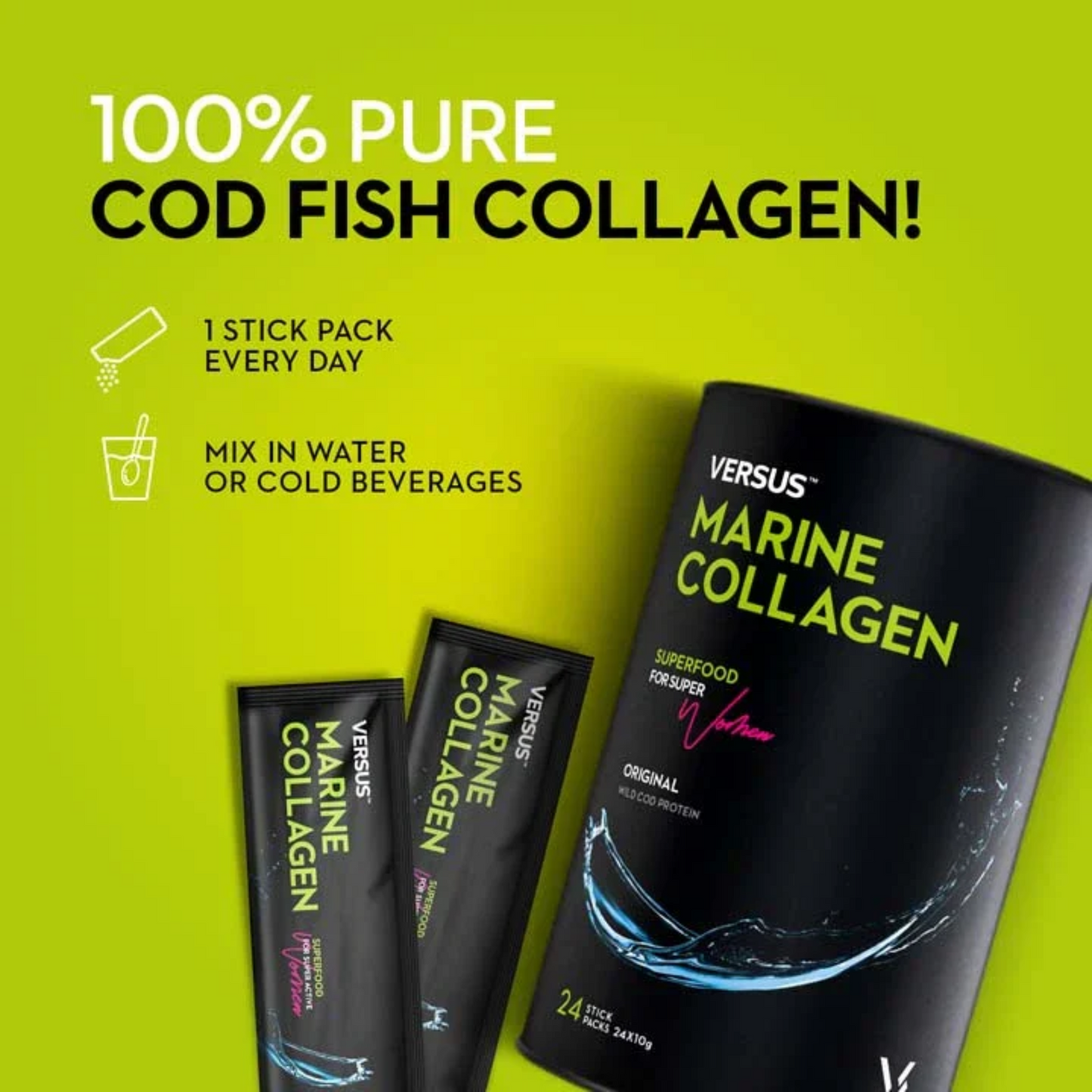 Versus Marine Collagen Powder 24 Sticks