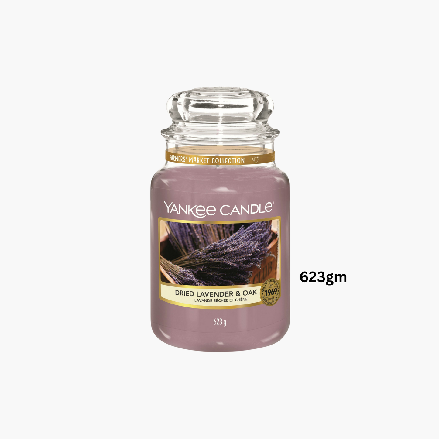 Yankee Dried Lavender & Oak Scented Candle 623gm