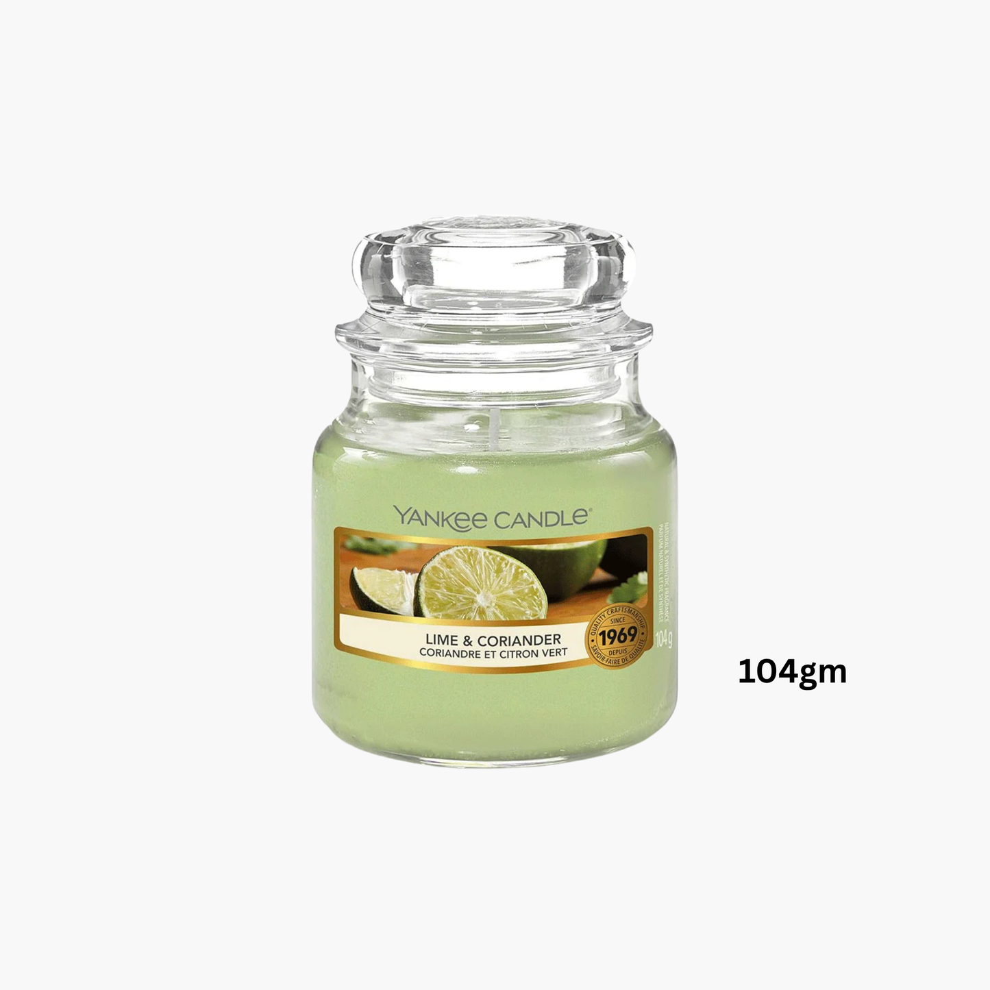 Yankee Lime & Coriander Scented Candle 104gm
